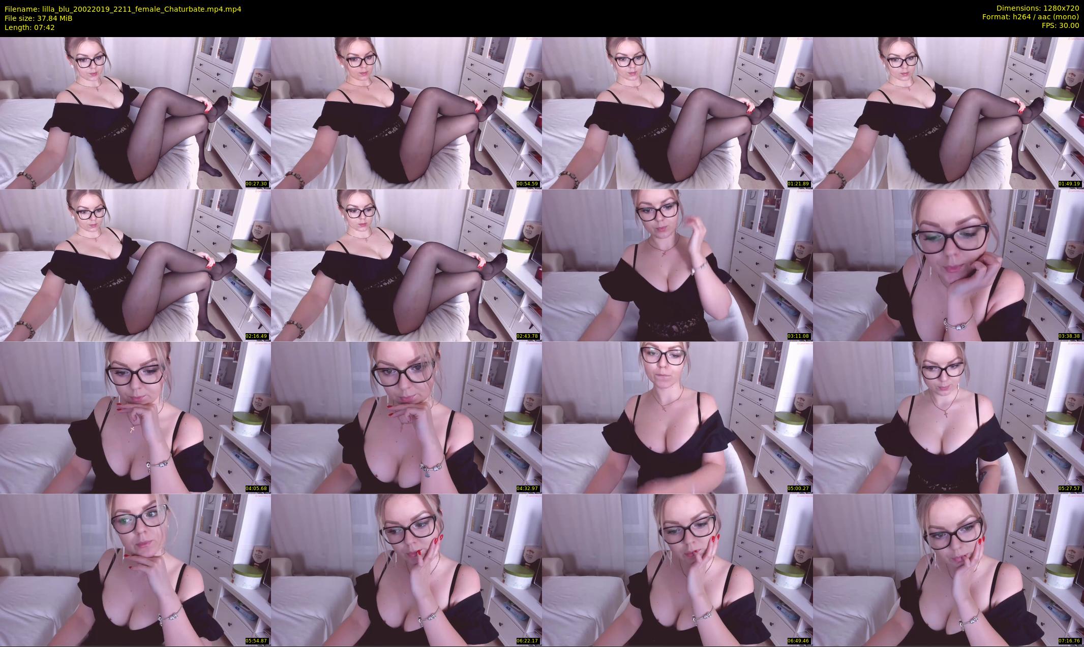 lilla_blu — 8 minute Chaturbate Female stripcam recording, 720p, Feb 20, 2019