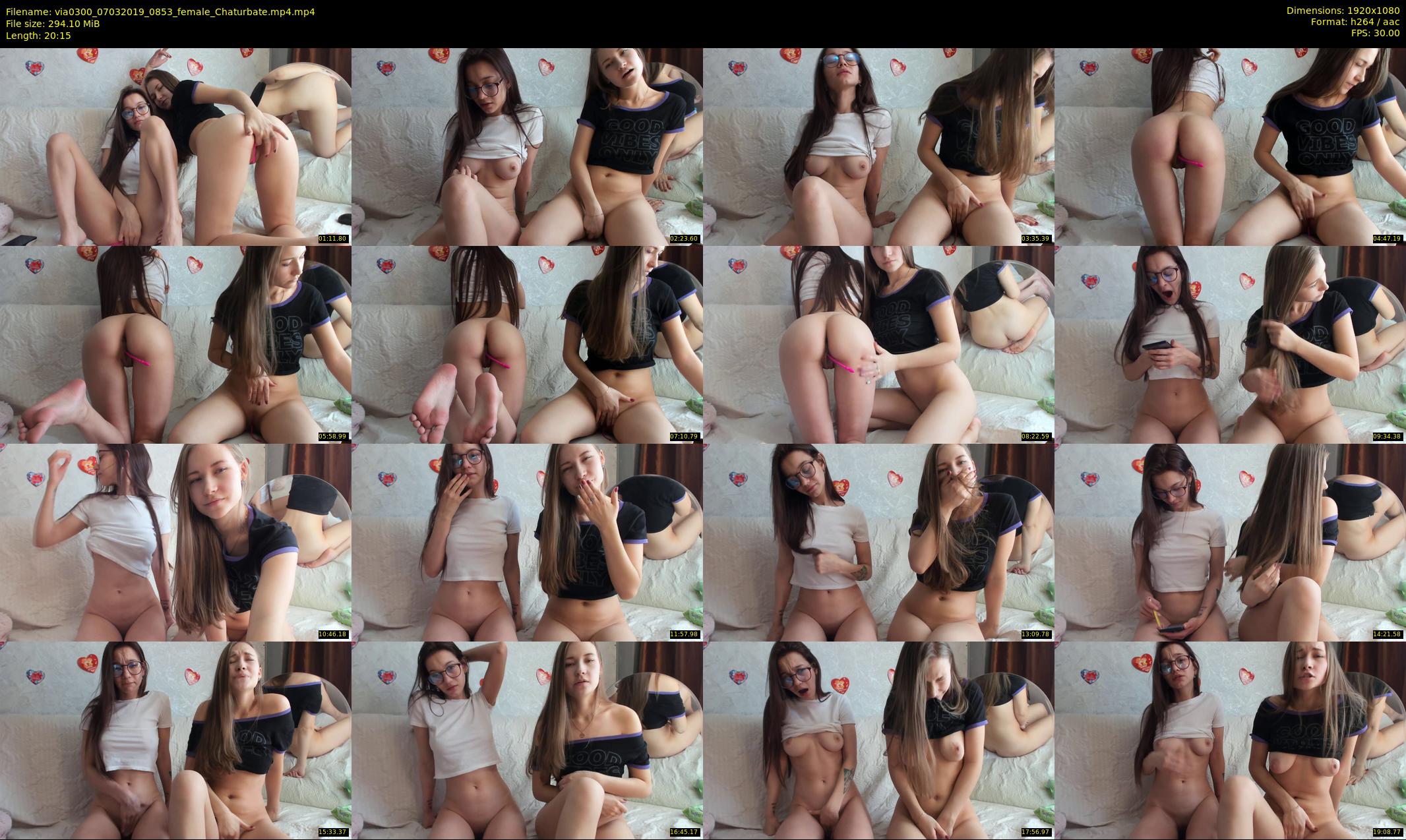 via0300 — 21 minute Chaturbate Couple stripcam recording, 1080p, Mar 7, 2019