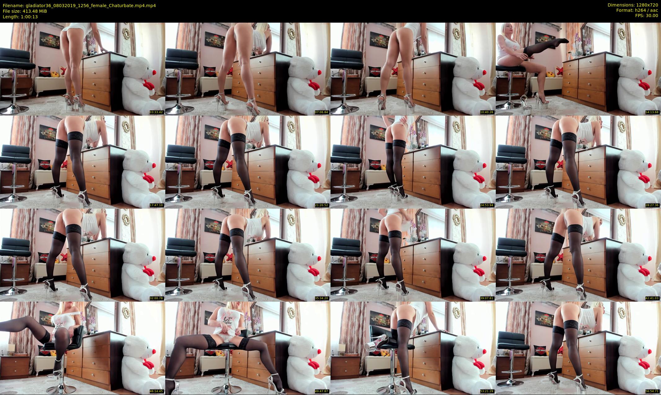 gladiator36 — 61 minute Chaturbate Couple stripcam recording, 720p, Mar 8, 2019