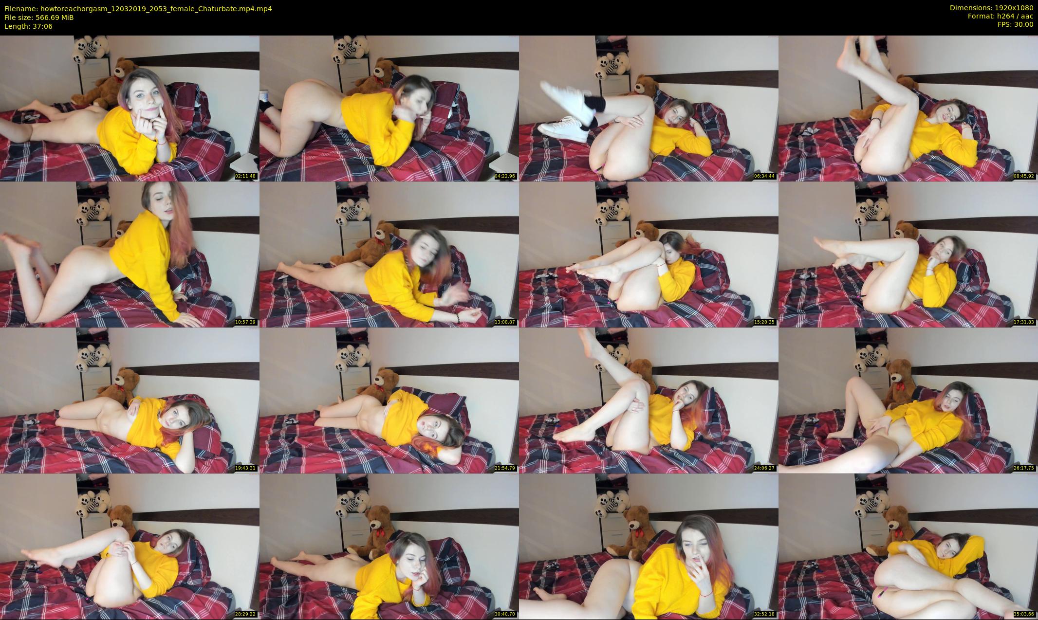 howtoreachorgasm — 38 minute Chaturbate Couple stripcam recording, 1080p, Mar 12, 2019