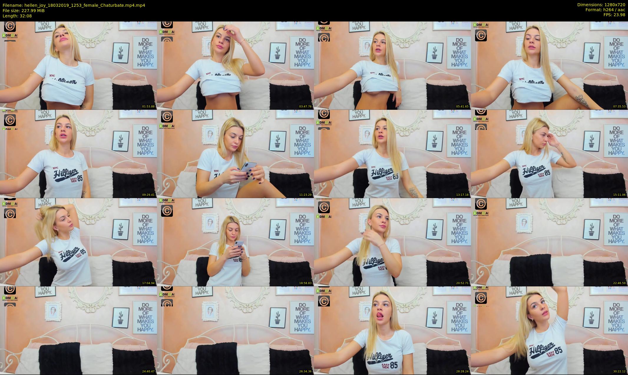 hellen_joy — 33 minute Chaturbate Female stripcam recording, 720p, Mar 18, 2019
