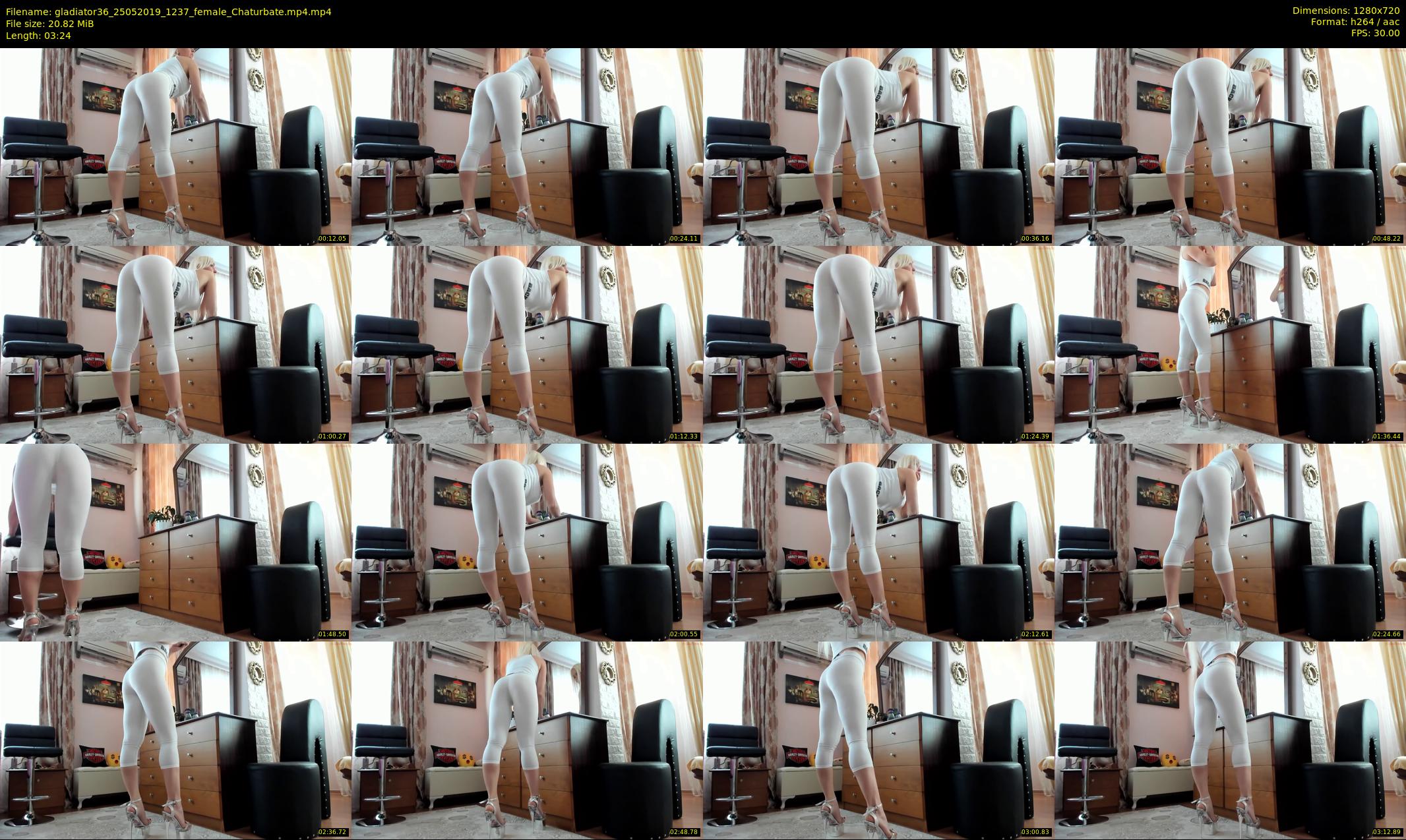 gladiator36 — 4 minute Chaturbate Couple stripcam recording, 720p, May 25, 2019