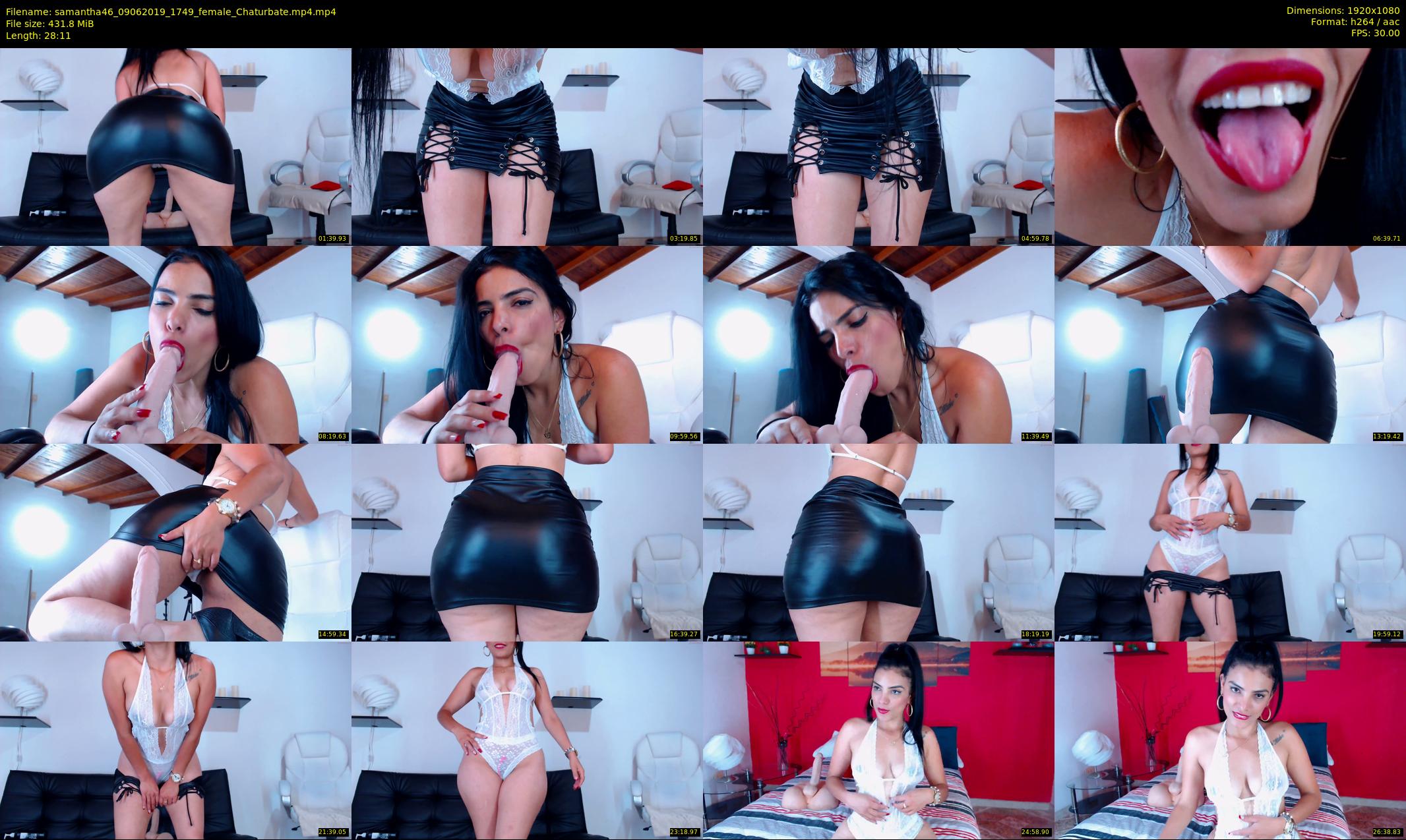 samantha46 — 29 minute Chaturbate Female stripcam recording, 1080p, Jun 9, 2019