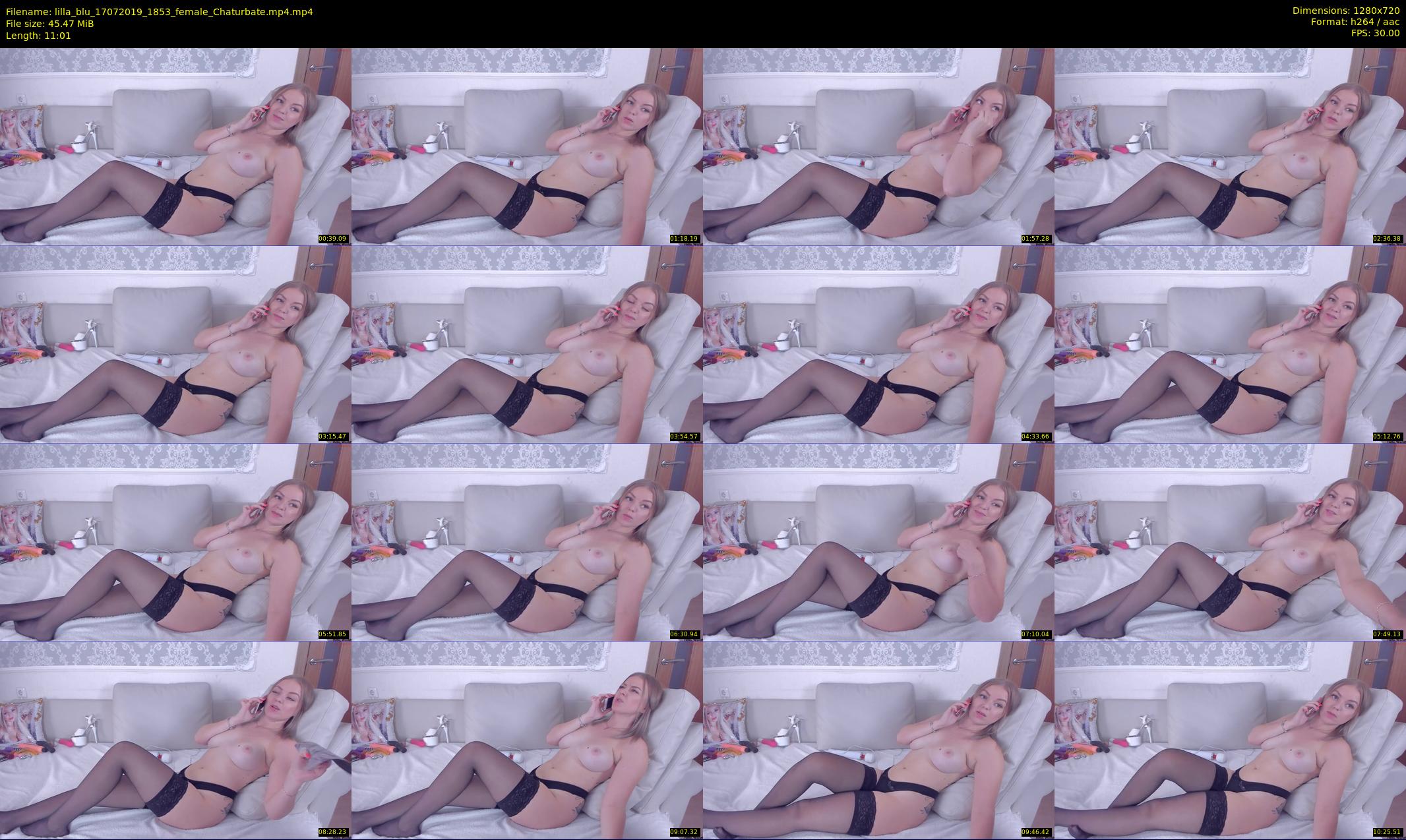 lilla_blu — 12 minute Chaturbate Female stripcam recording, 720p, Jul 17, 2019