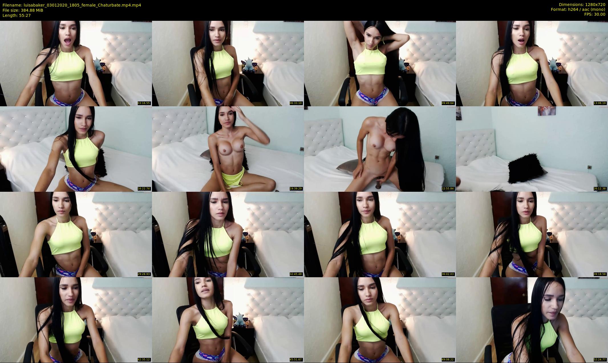 luisabaker — 56 minute Chaturbate Female stripcam recording, 720p, Jan 3, 2020