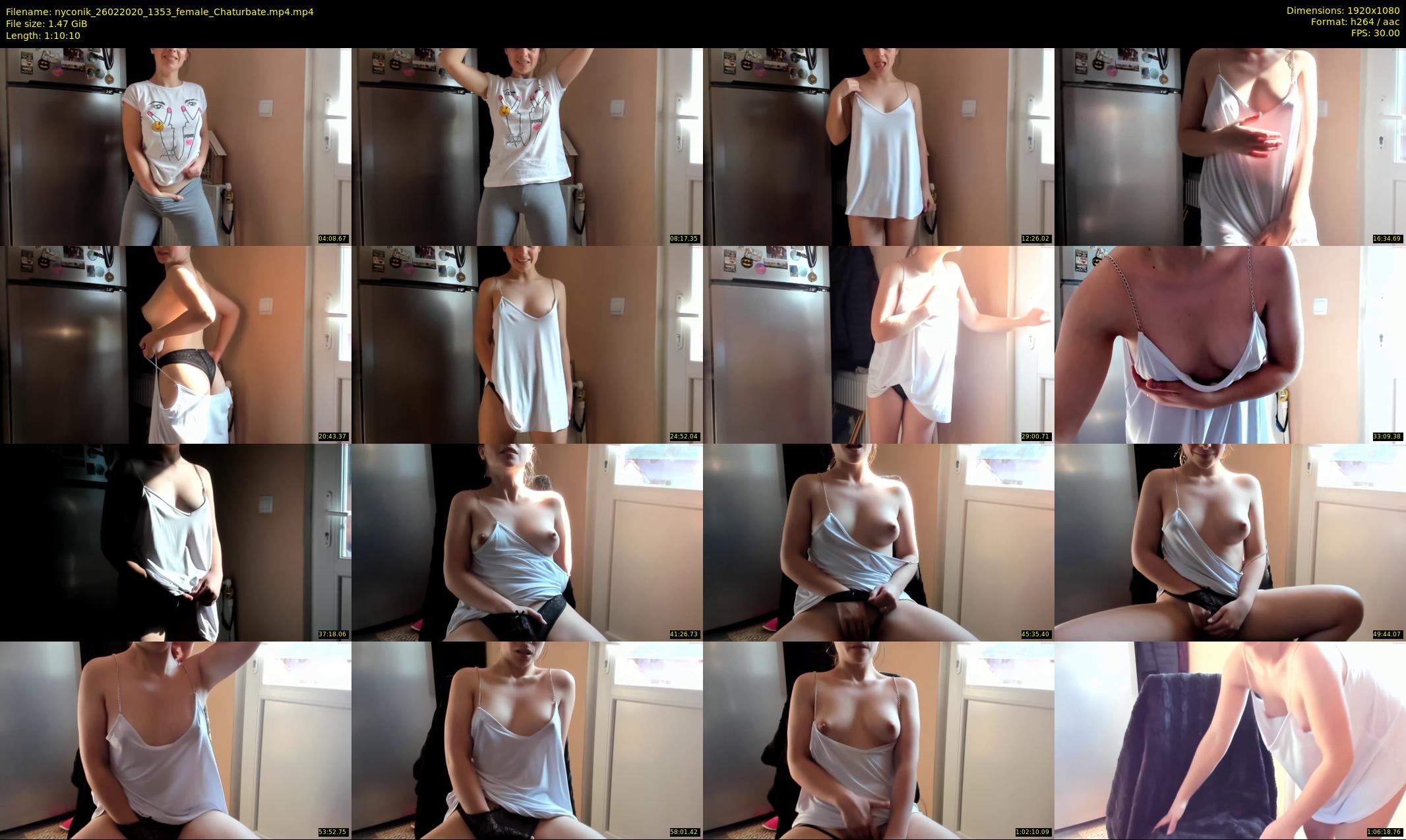 nyconik — 71 minute Chaturbate Female stripcam recording, 1080p, Feb 26, 2020