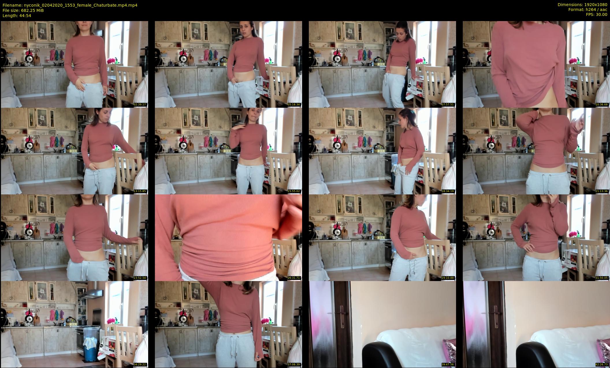 nyconik — 45 minute Chaturbate Female stripcam recording, 1080p, Apr 2, 2020