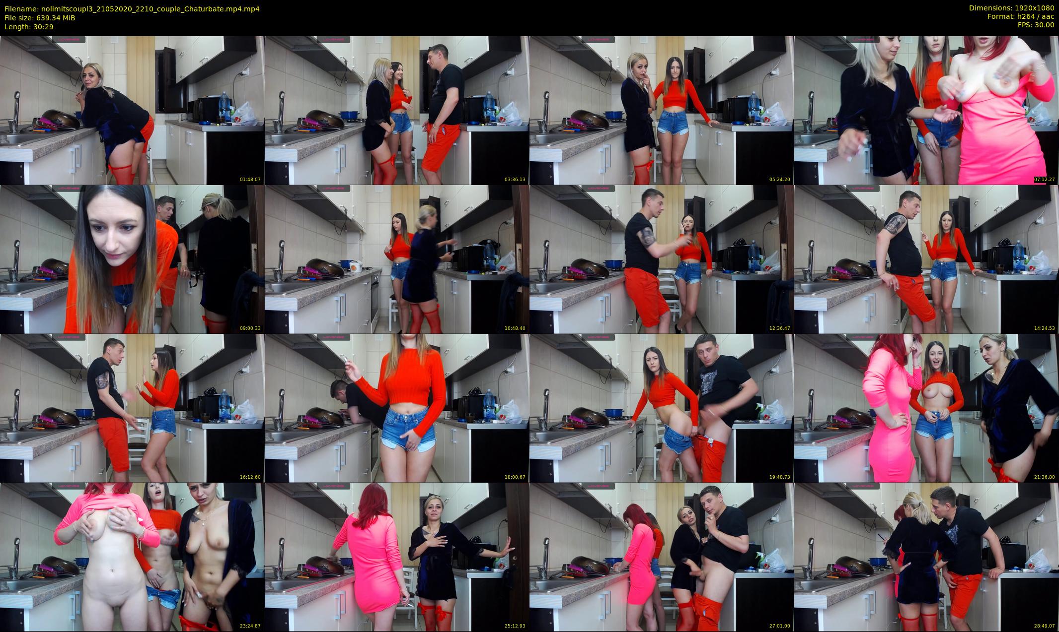 nolimitscoupl3 — 31 minute Chaturbate Couple stripcam recording, 1080p, May 21, 2020