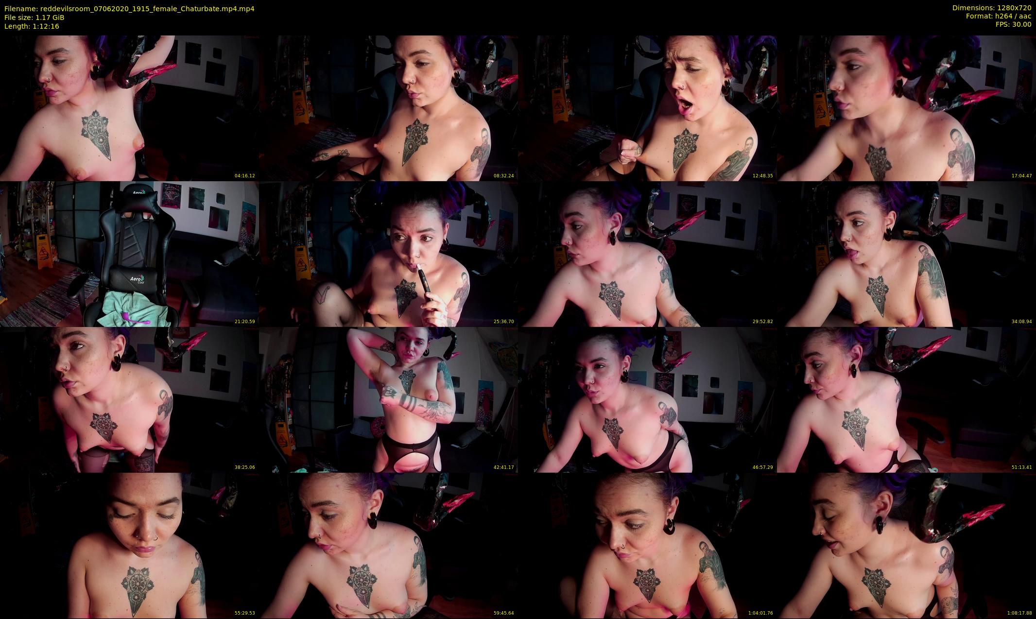reddevilsroom — 73 minute Chaturbate Couple stripcam recording, 720p, Jun 7, 2020