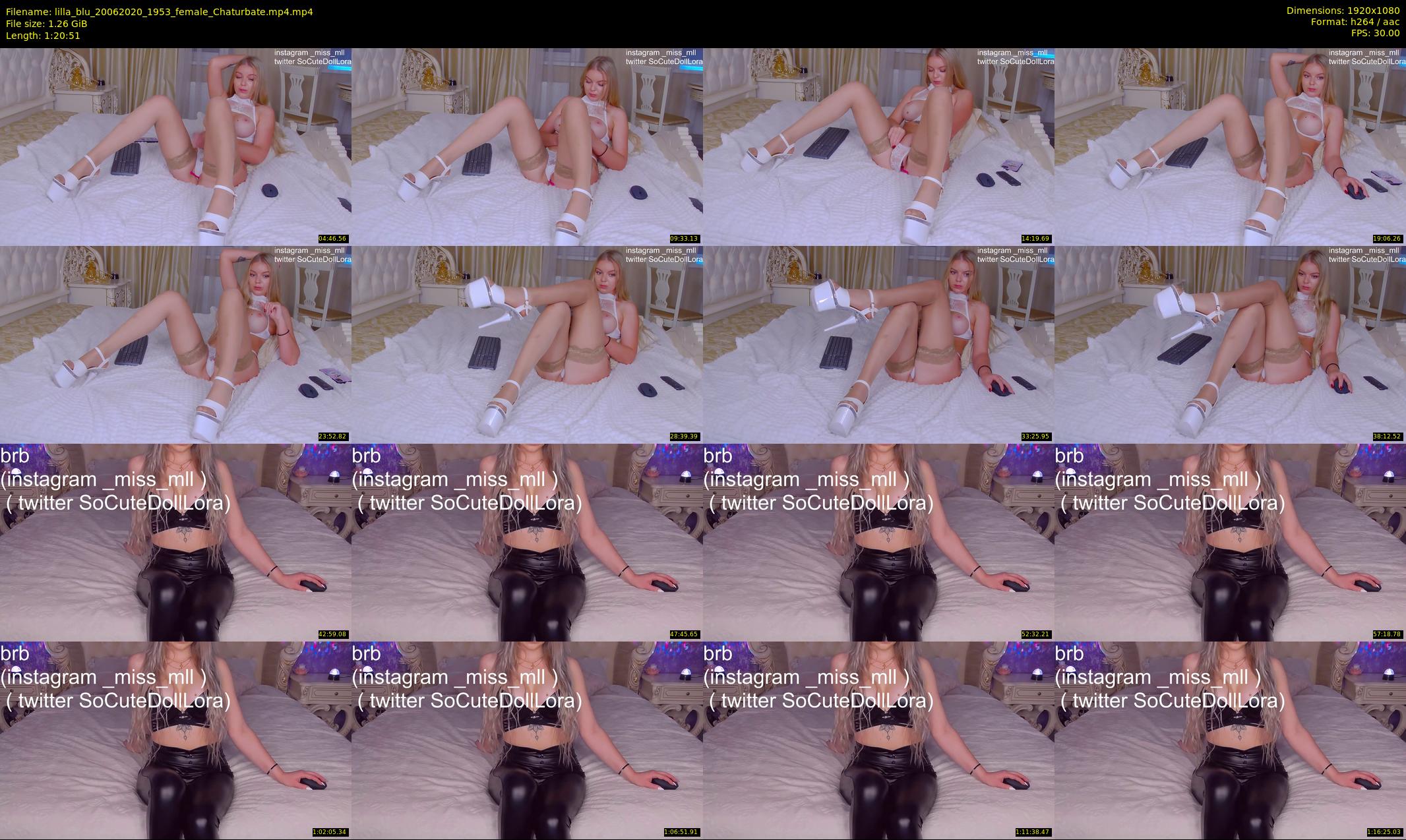 lilla_blu — 81 minute Chaturbate Female stripcam recording, 1080p, Jun 20, 2020