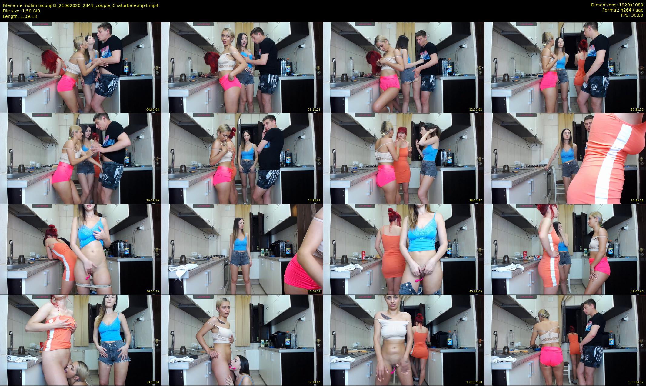 nolimitscoupl3 — 70 minute Chaturbate Couple stripcam recording, 1080p, Jun 21, 2020