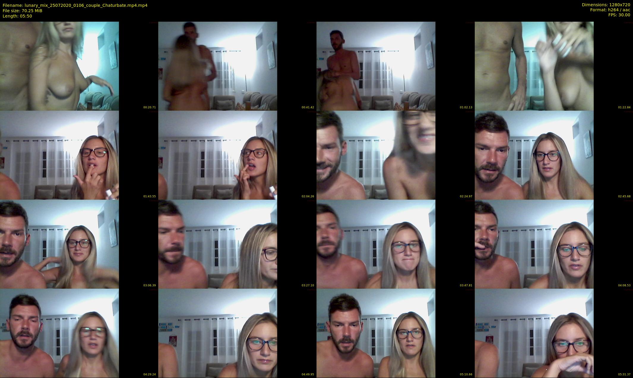 lunary_mix — 6 minute Chaturbate Couple stripcam recording, 720p, Jul 25, 2020