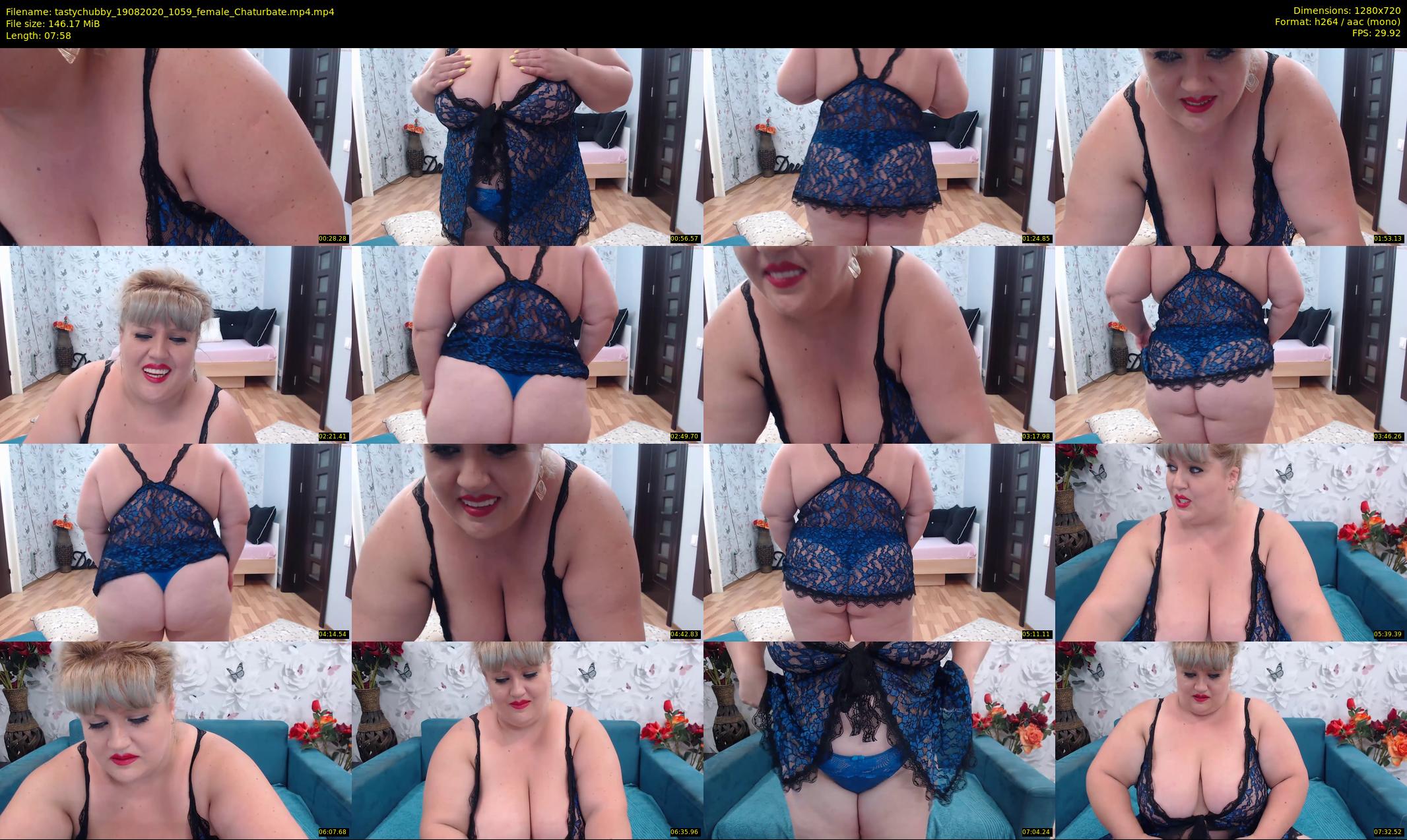 tastychubby — 8 minute Chaturbate Female stripcam recording, 720p, Aug 19, 2020