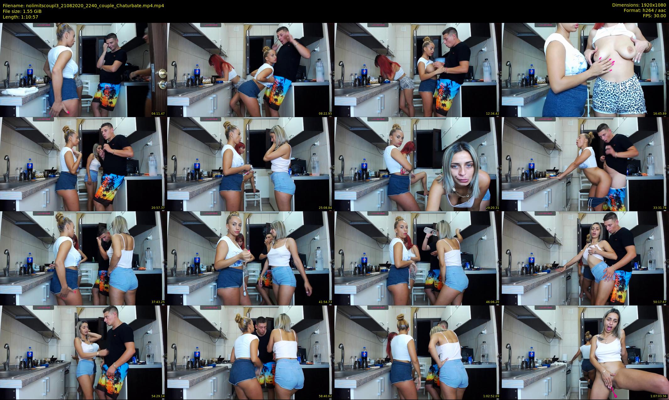 nolimitscoupl3 — 71 minute Chaturbate Couple stripcam recording, 1080p, Aug 21, 2020