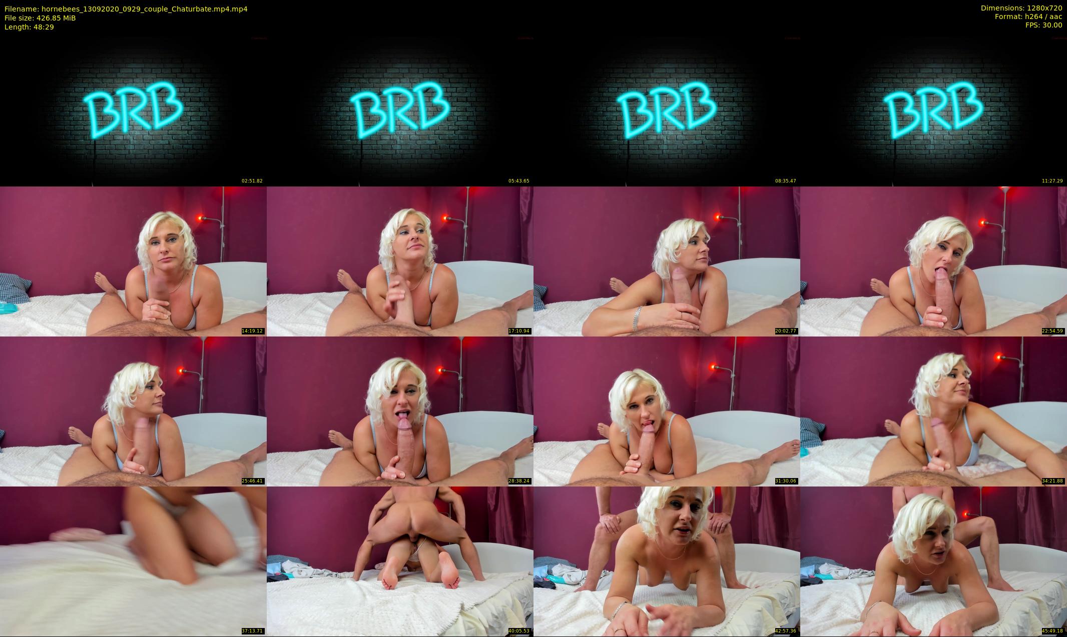 hornebees — 49 minute Chaturbate Couple stripcam recording, 720p, Sep 13, 2020