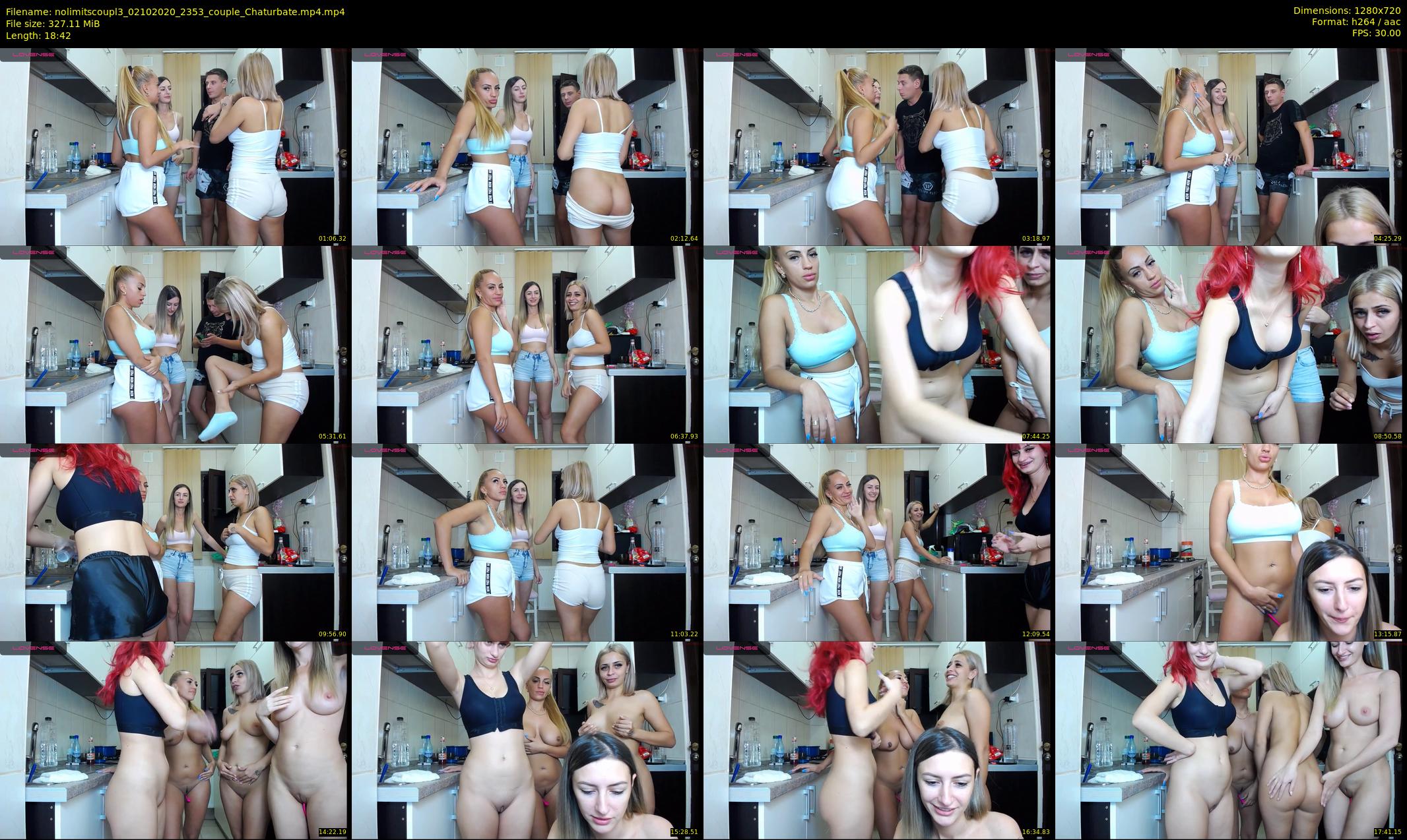 nolimitscoupl3 — 19 minute Chaturbate Couple stripcam recording, 720p, Oct 2, 2020