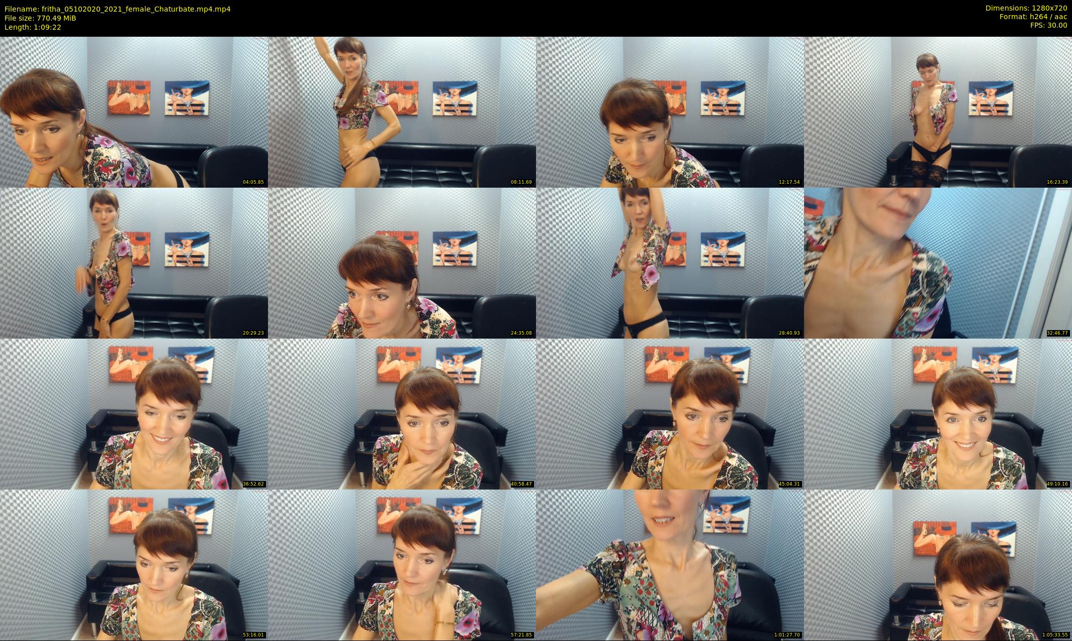 fritha — 70 minute Chaturbate Female stripcam recording, 720p, Oct 5, 2020