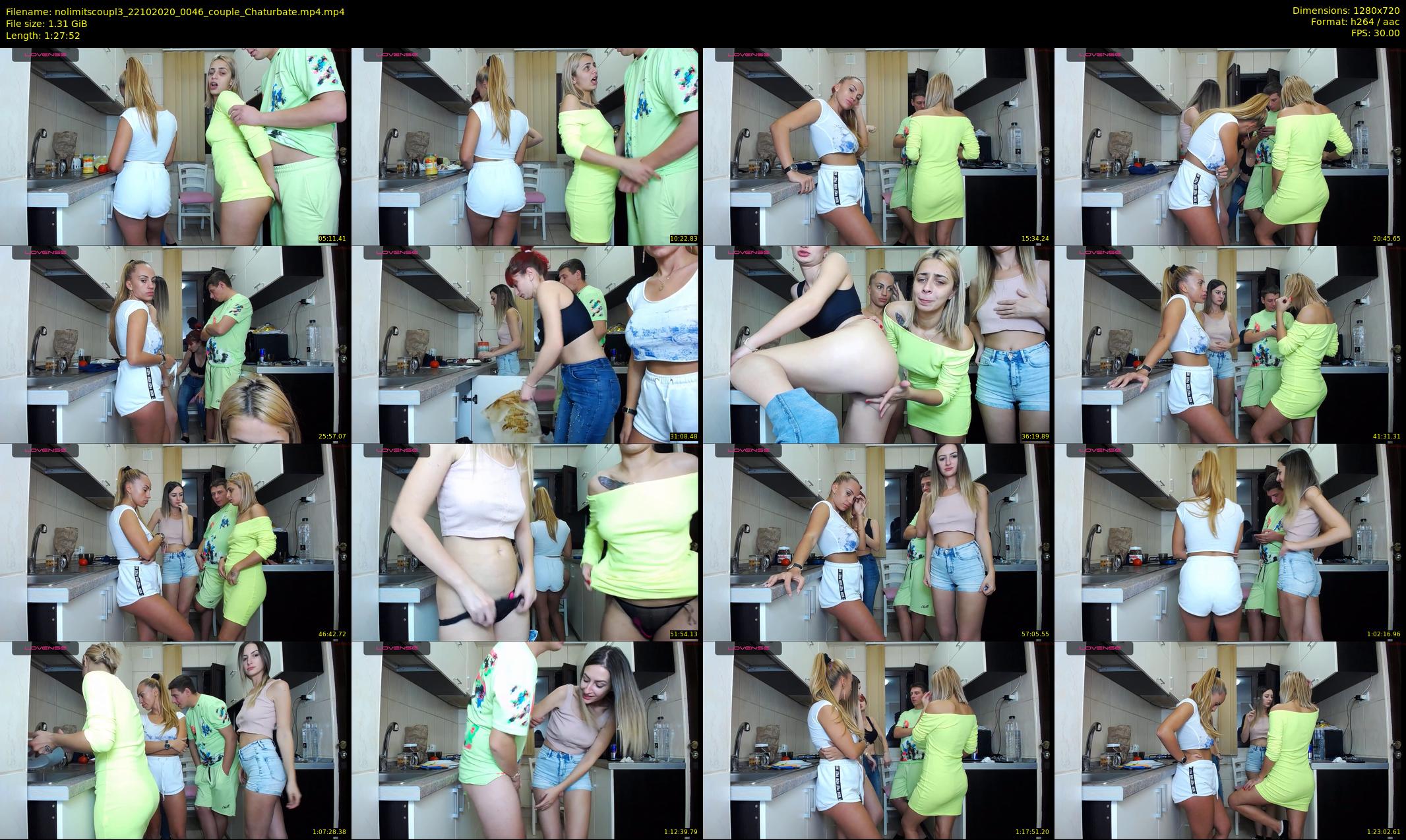 nolimitscoupl3 — 88 minute Chaturbate Couple stripcam recording, 720p, Oct 22, 2020