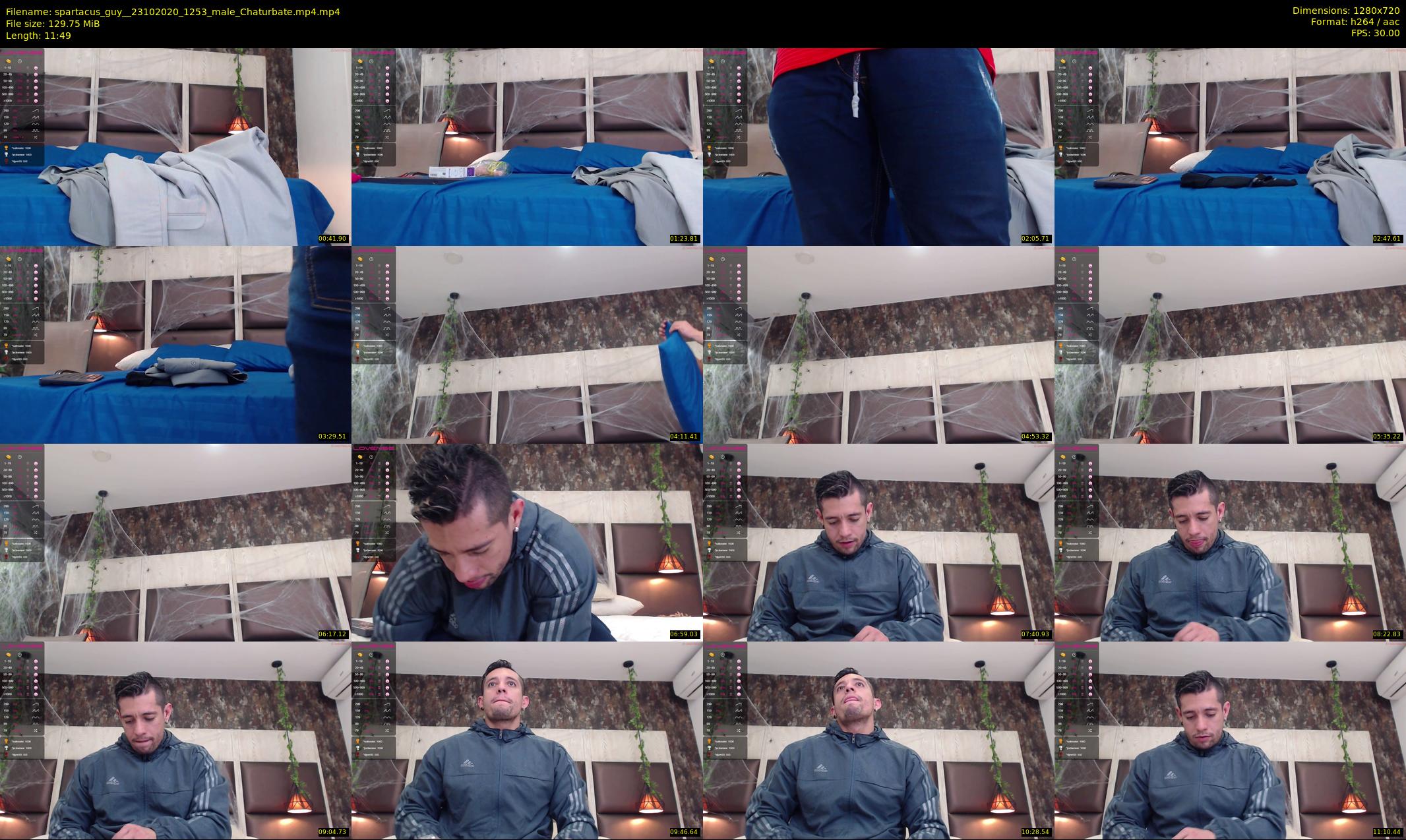 spartacus_guy_ — 12 minute Chaturbate Male stripcam recording, 720p, Oct 23, 2020