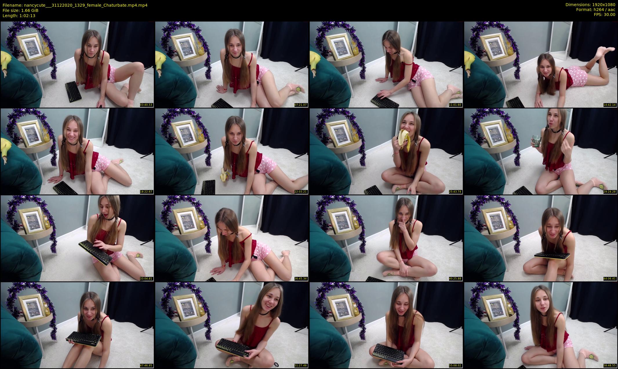 nancycute__ — 63 minute Chaturbate Female stripcam recording, 1080p, Dec 31, 2020