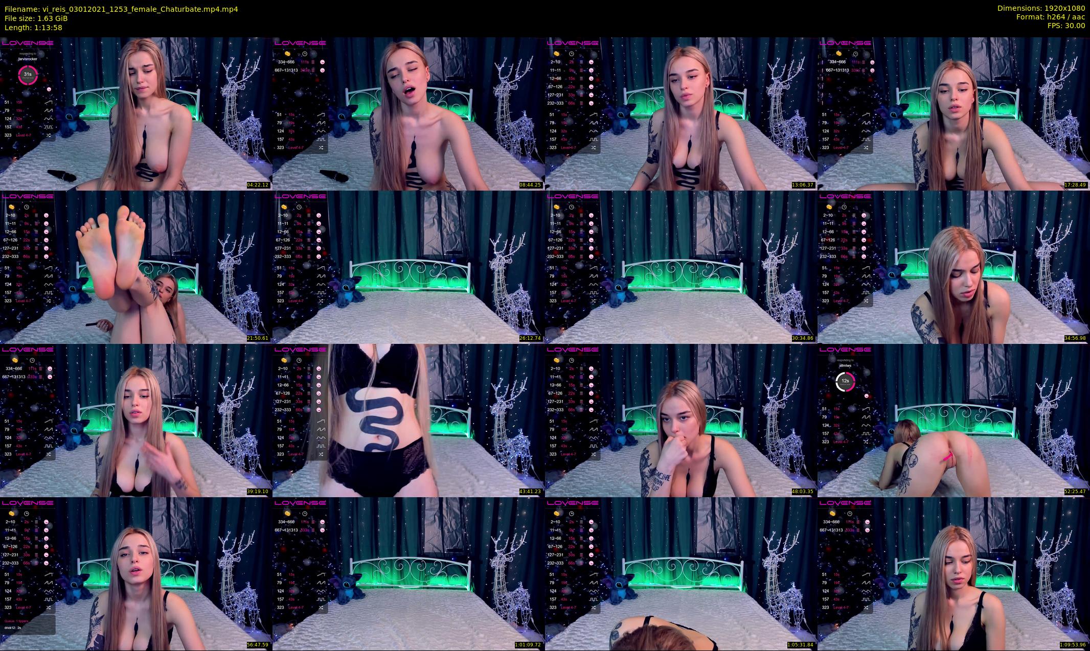 vi_reis — 74 minute Chaturbate Female stripcam recording, 1080p, Jan 3, 2021