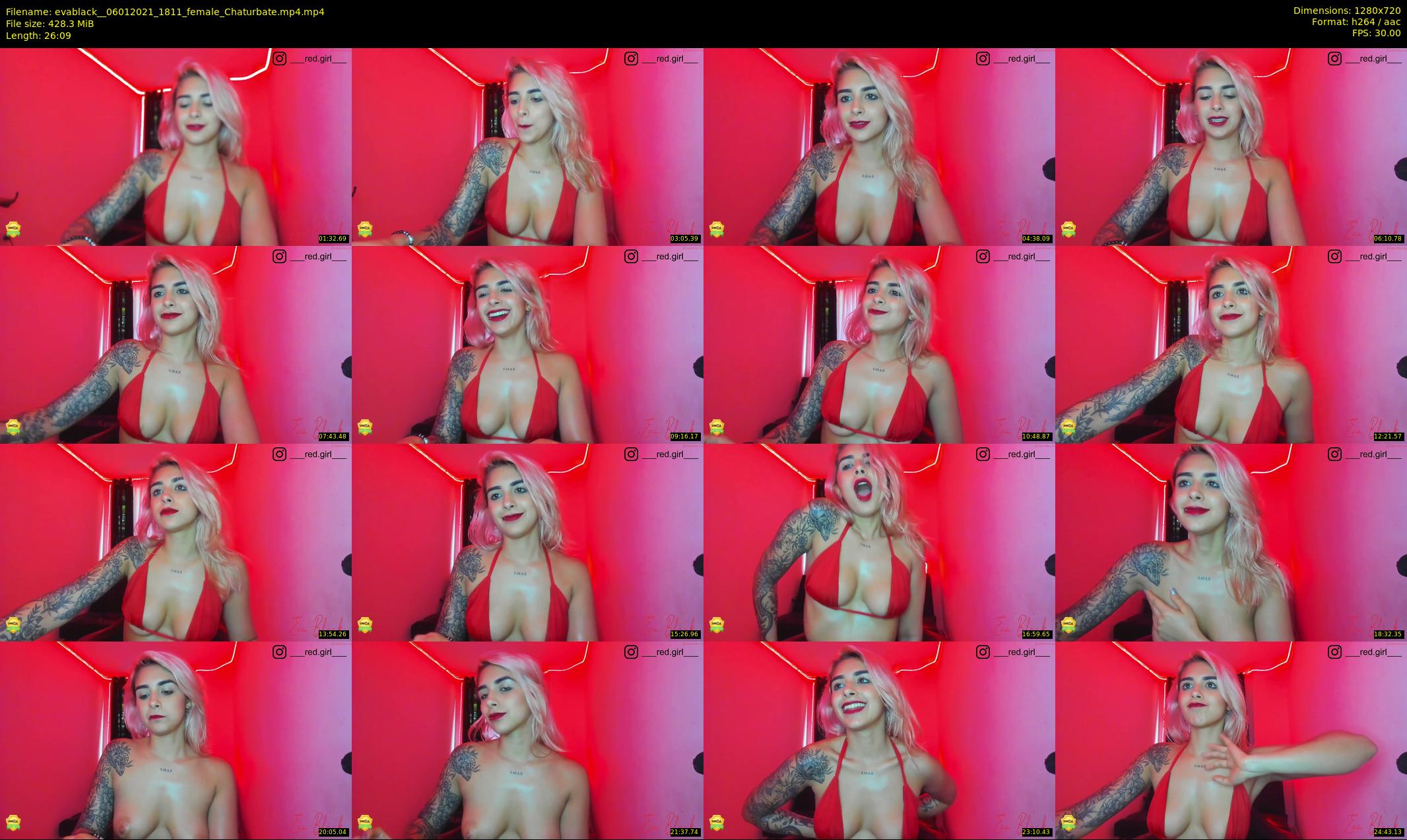 evablack_ — 27 minute Chaturbate Female stripcam recording, 720p, Jan 6, 2021