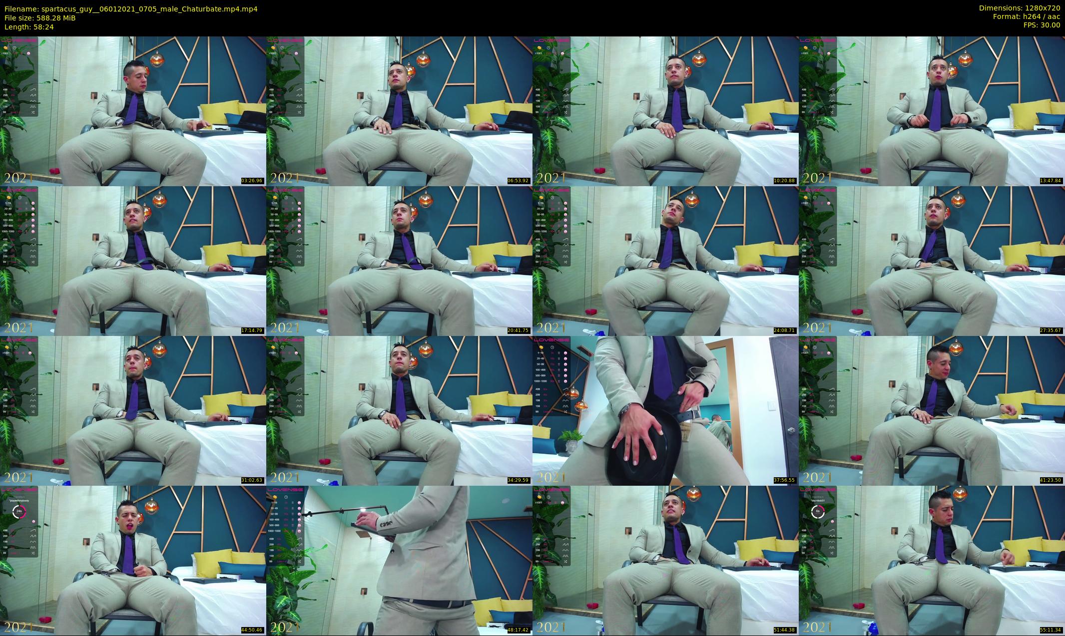 spartacus_guy_ — 59 minute Chaturbate Male stripcam recording, 720p, Jan 6, 2021