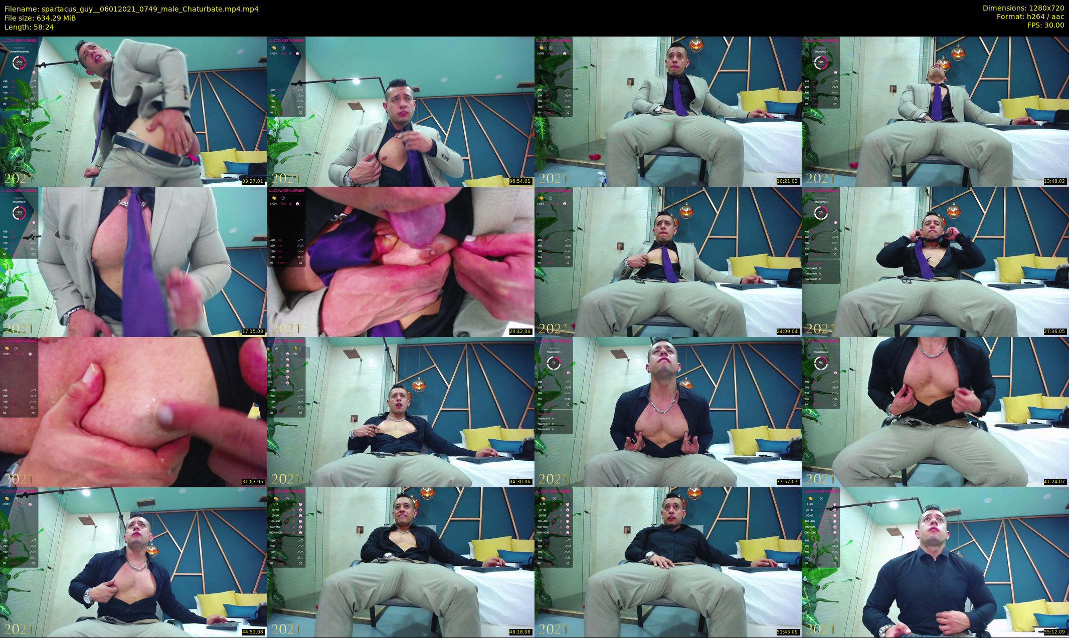 spartacus_guy_ — 59 minute Chaturbate Male stripcam recording, 720p, Jan 6, 2021