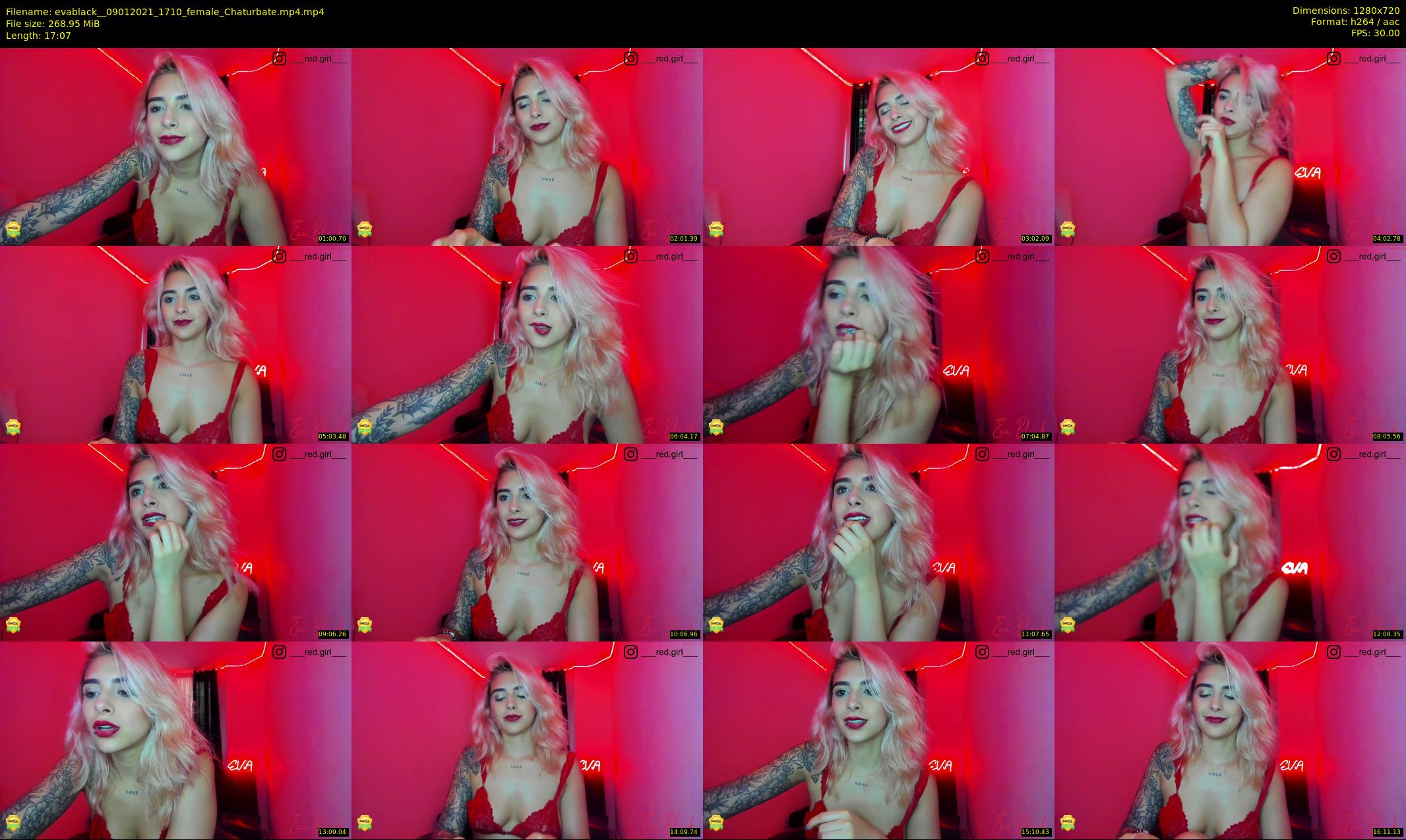 evablack_ — 18 minute Chaturbate Female stripcam recording, 720p, Jan 9, 2021
