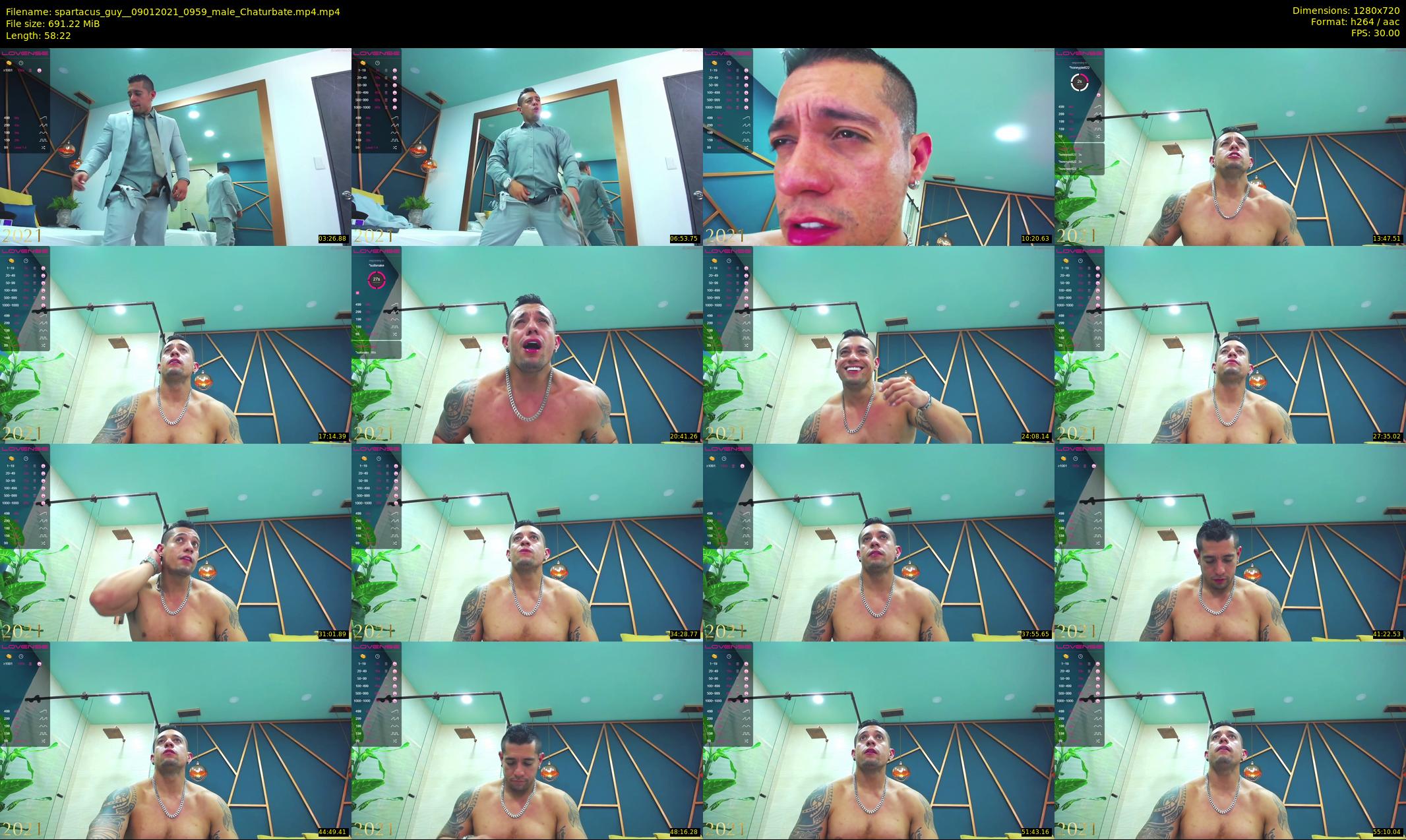 spartacus_guy_ — 59 minute Chaturbate Male stripcam recording, 720p, Jan 9, 2021