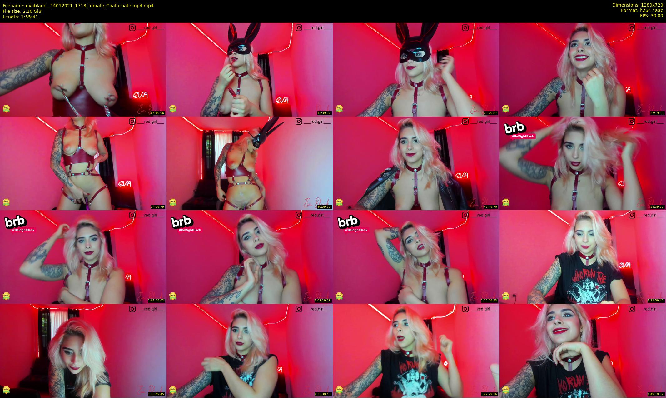 evablack_ — 116 minute Chaturbate Female stripcam recording, 720p, Jan 14, 2021