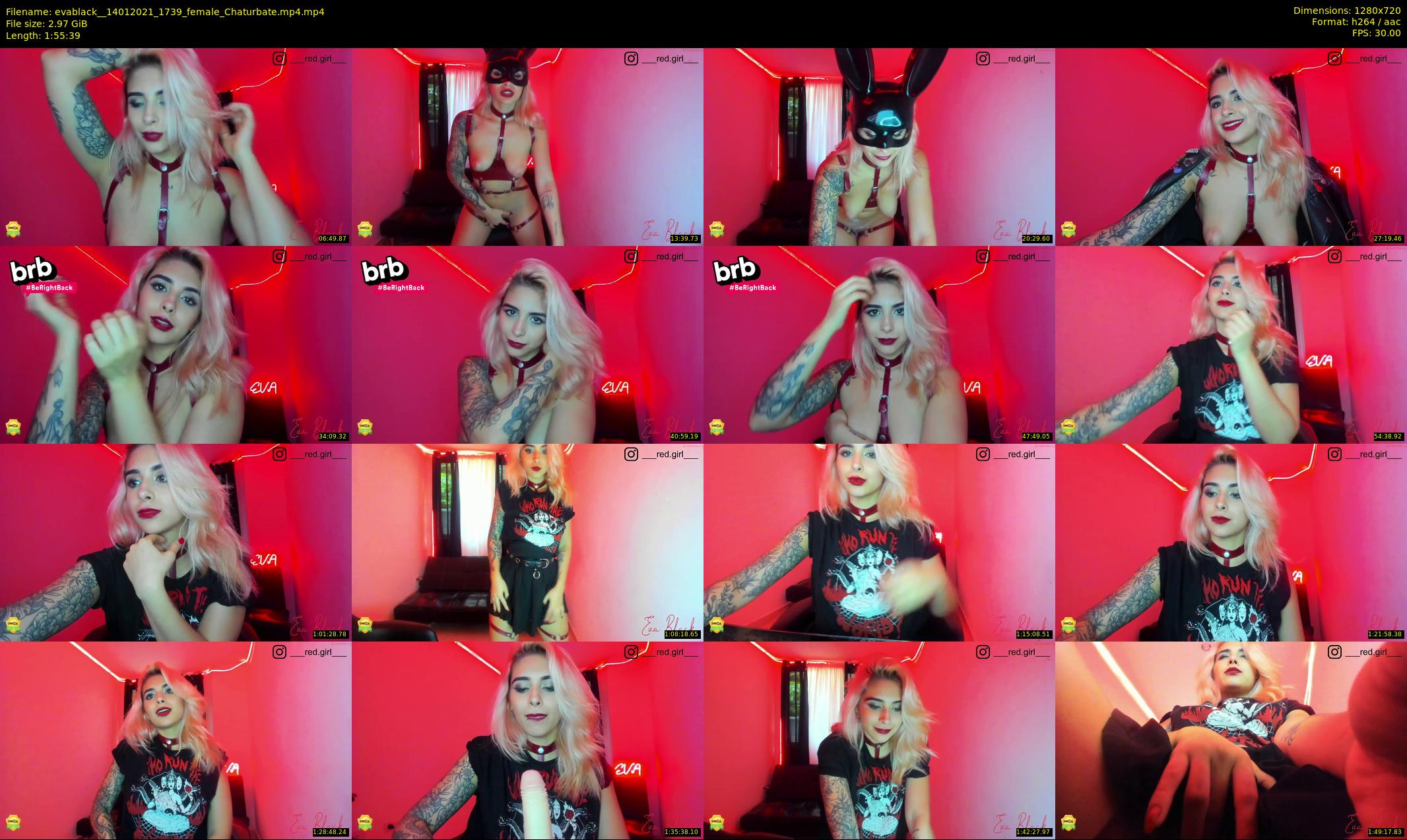 evablack_ — 116 minute Chaturbate Female stripcam recording, 720p, Jan 14, 2021