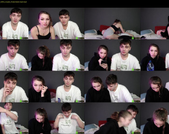 myroommate — Chaturbate Couple stripcam recording, Jan 17, 2021 18:53