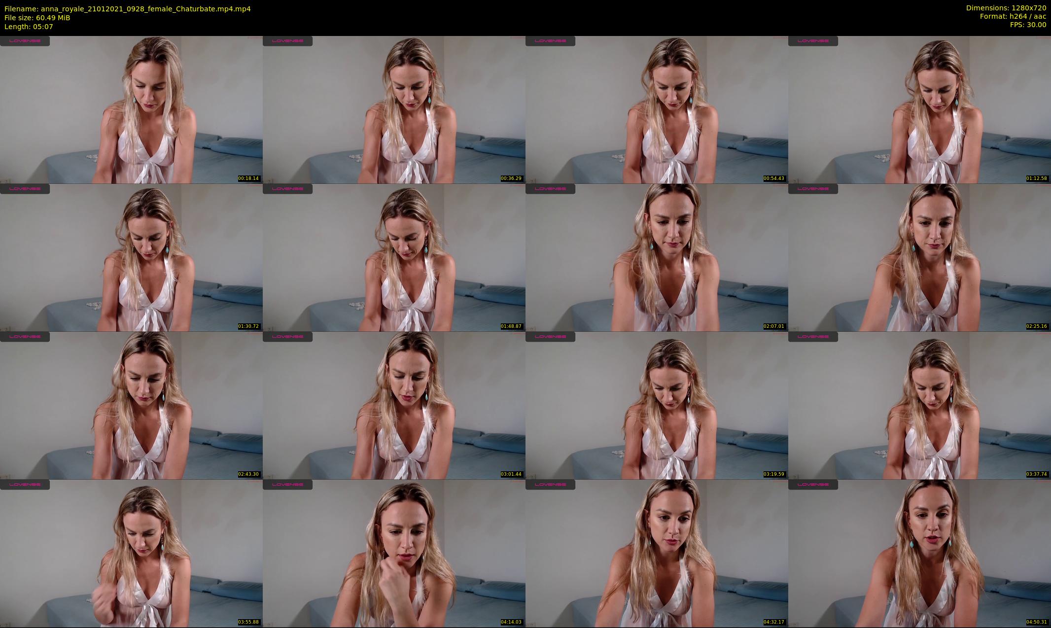 anna_royale — 6 minute Chaturbate Female stripcam recording, 720p, Jan 21, 2021