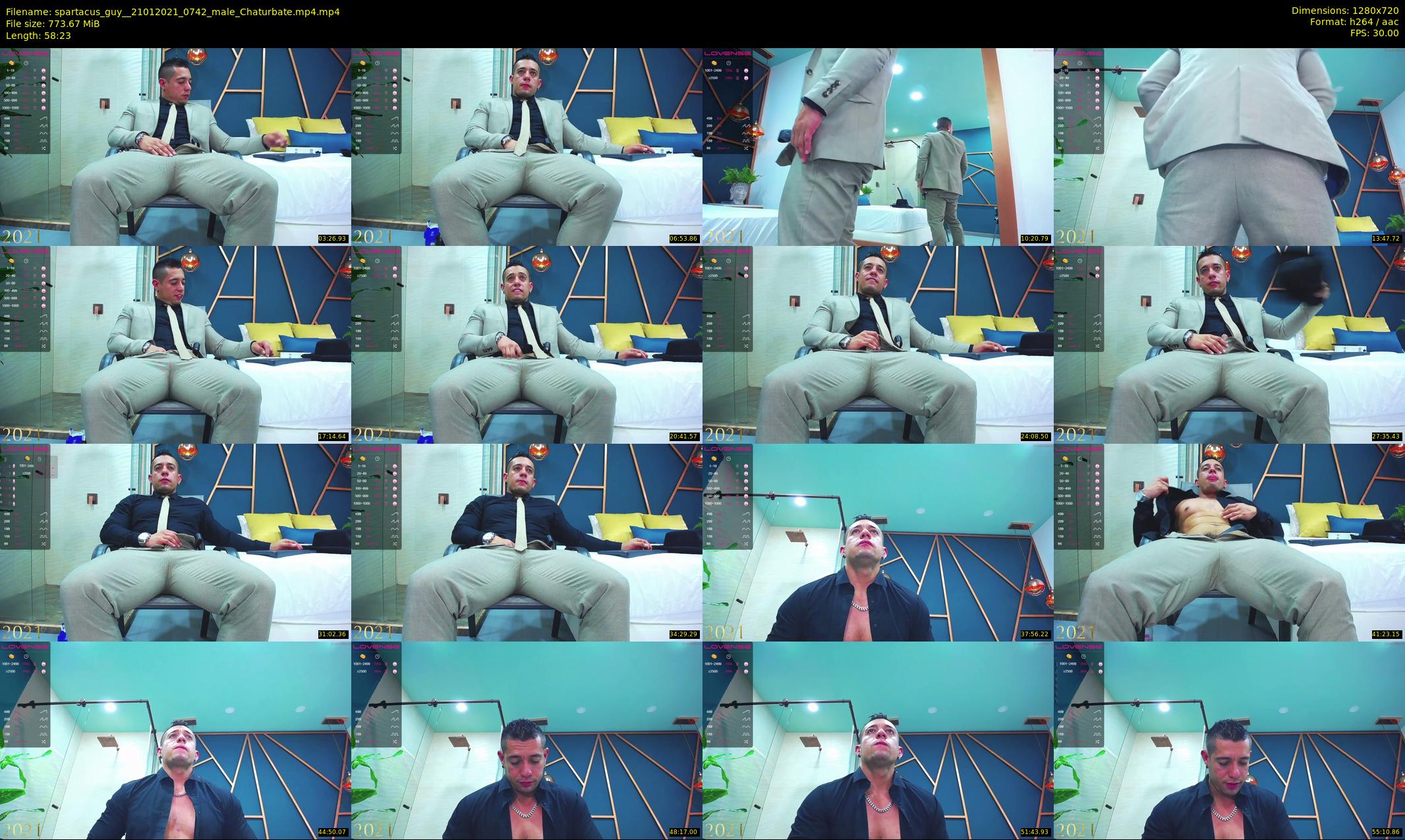 spartacus_guy_ — 59 minute Chaturbate Male stripcam recording, 720p, Jan 21, 2021