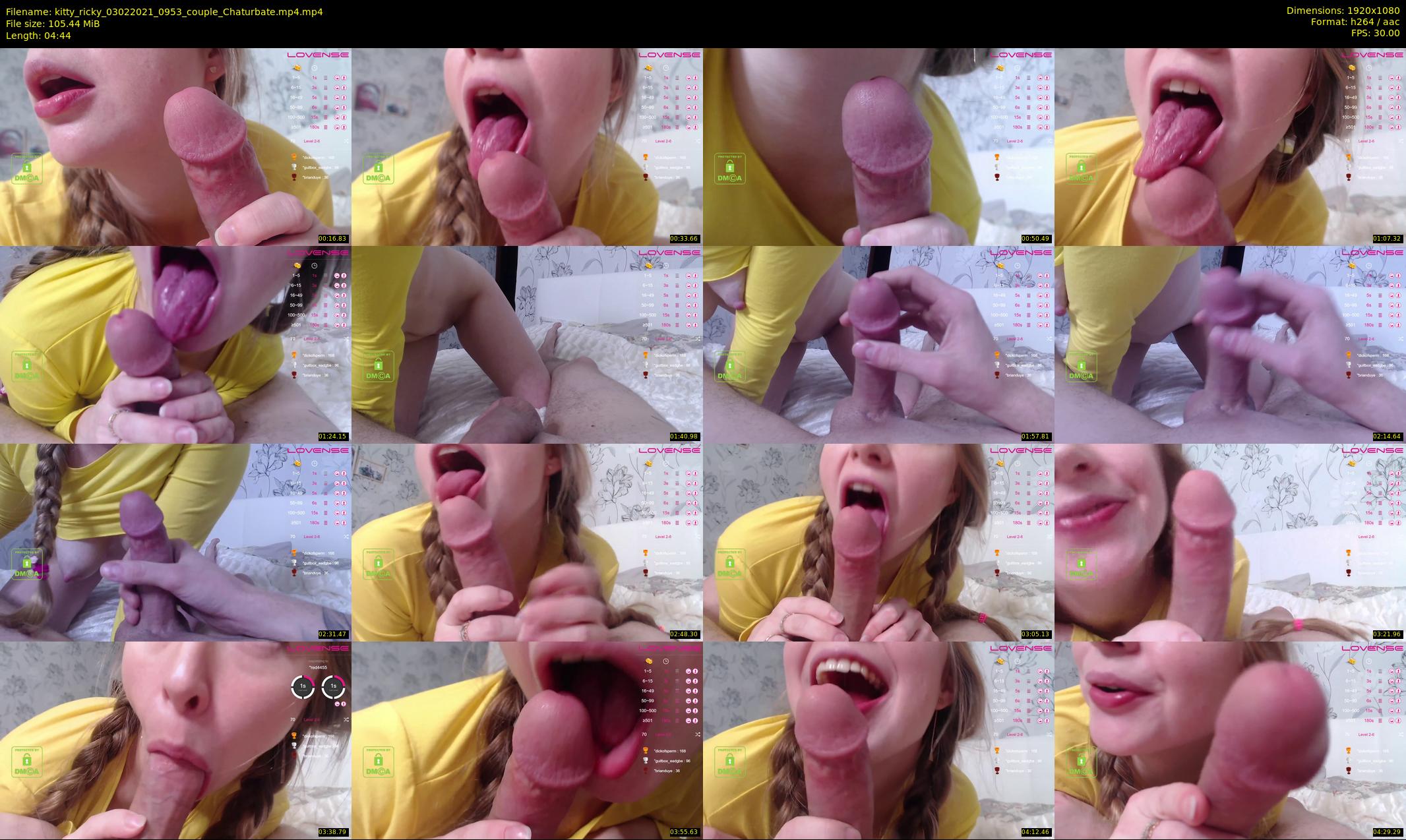 kitty_ricky — 5 minute Chaturbate Couple stripcam recording, 1080p, Feb 3, 2021