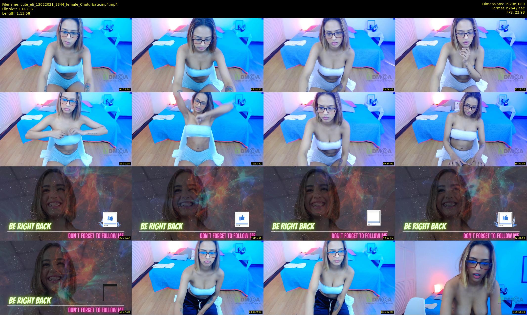 cute_eli — 74 minute Chaturbate Female stripcam recording, 1080p, Feb 13, 2021