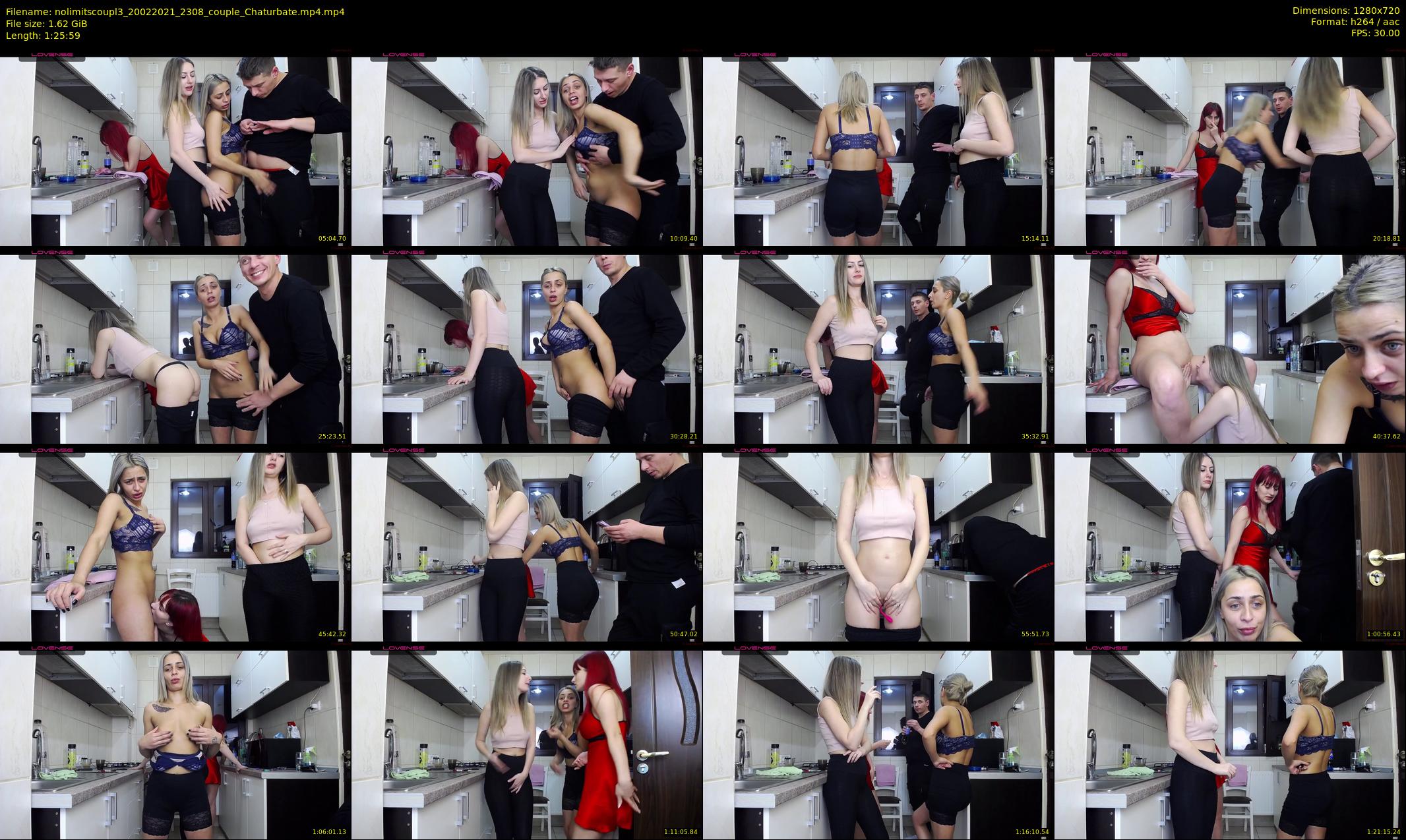 nolimitscoupl3 — 86 minute Chaturbate Couple stripcam recording, 720p, Feb 20, 2021