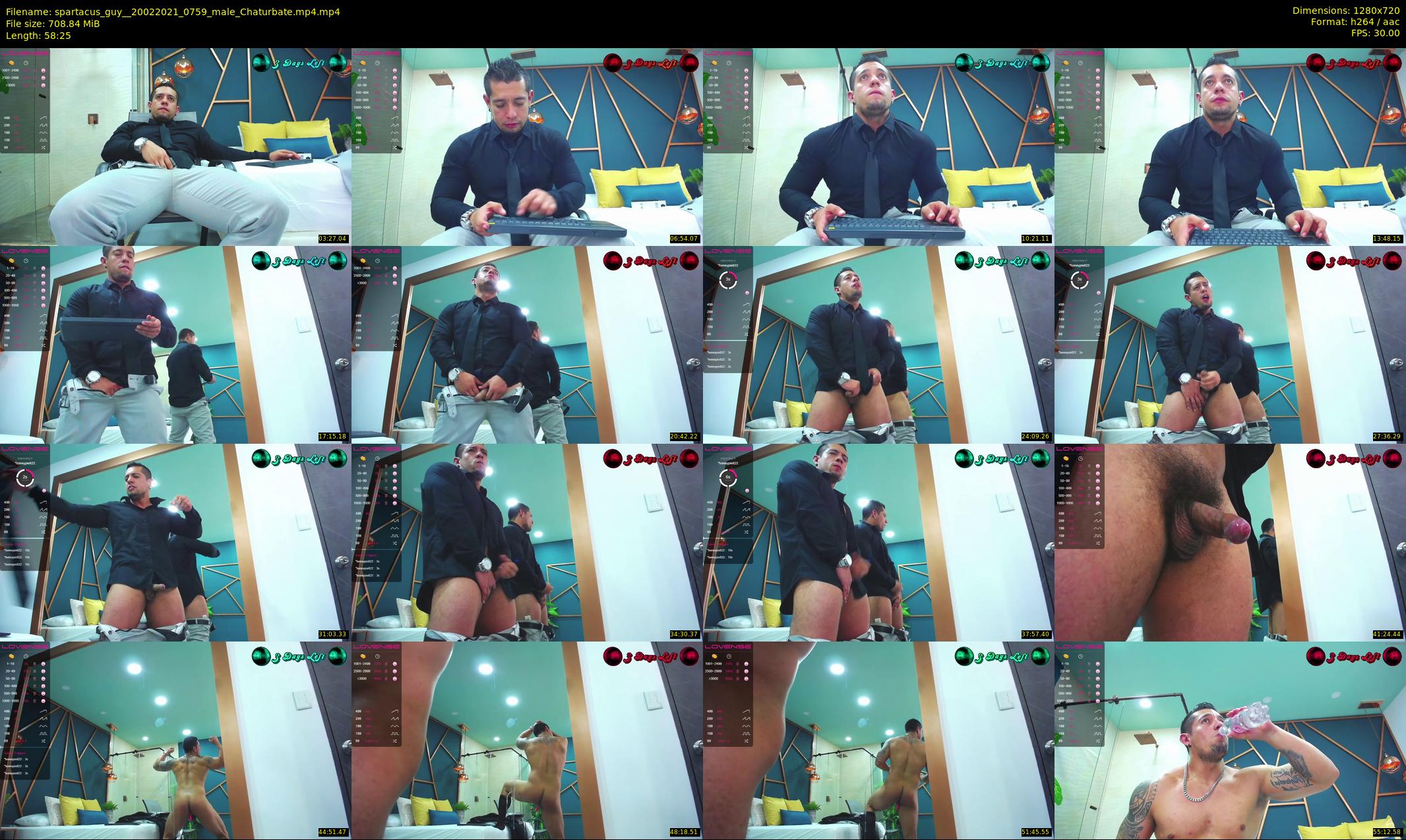 spartacus_guy_ — 59 minute Chaturbate Male stripcam recording, 720p, Feb 20, 2021