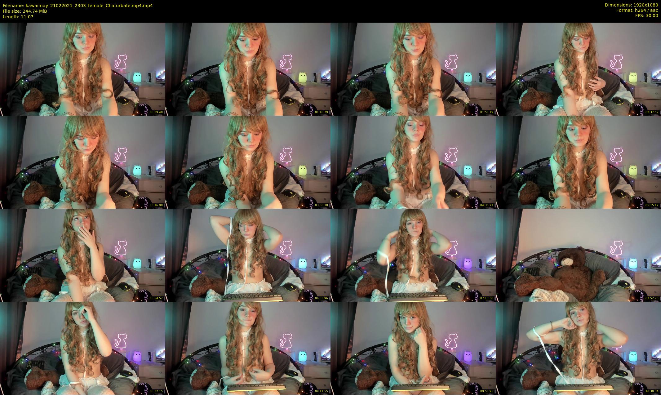 kawaimay — 12 minute Chaturbate Female stripcam recording, 1080p, Feb 21, 2021