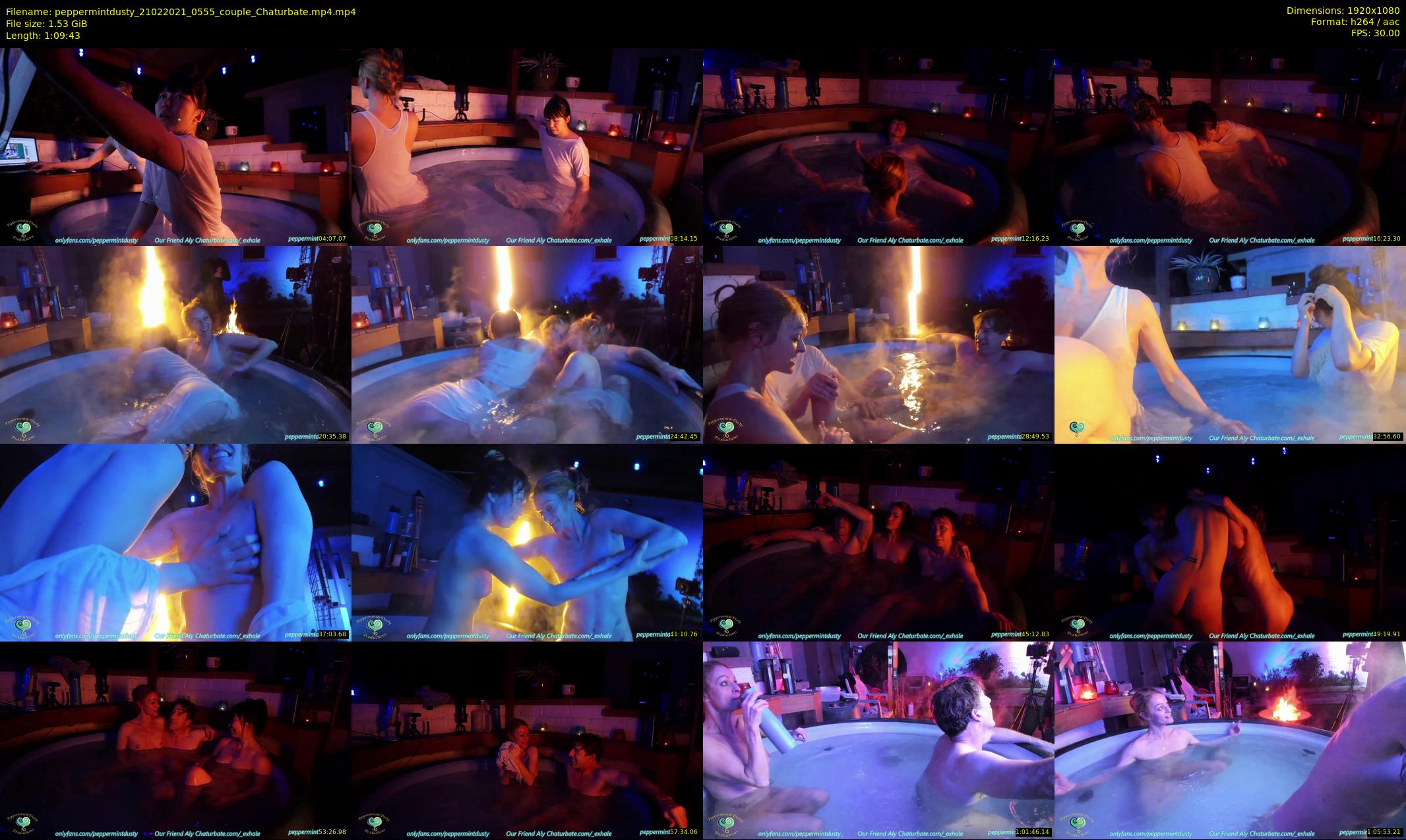 peppermintdusty — 70 minute Chaturbate Couple stripcam recording, 1080p, Feb 21, 2021