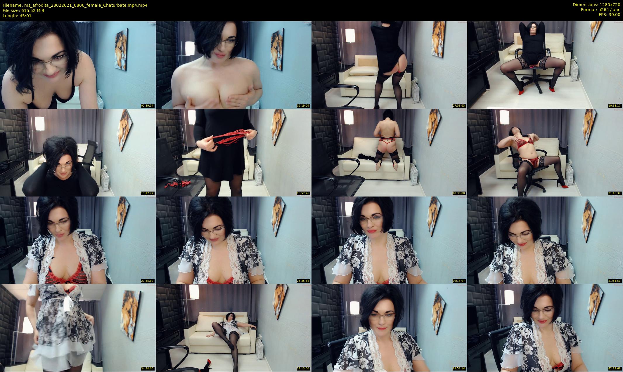 ms_afrodita — 46 minute Chaturbate Female stripcam recording, 720p, Feb 28, 2021