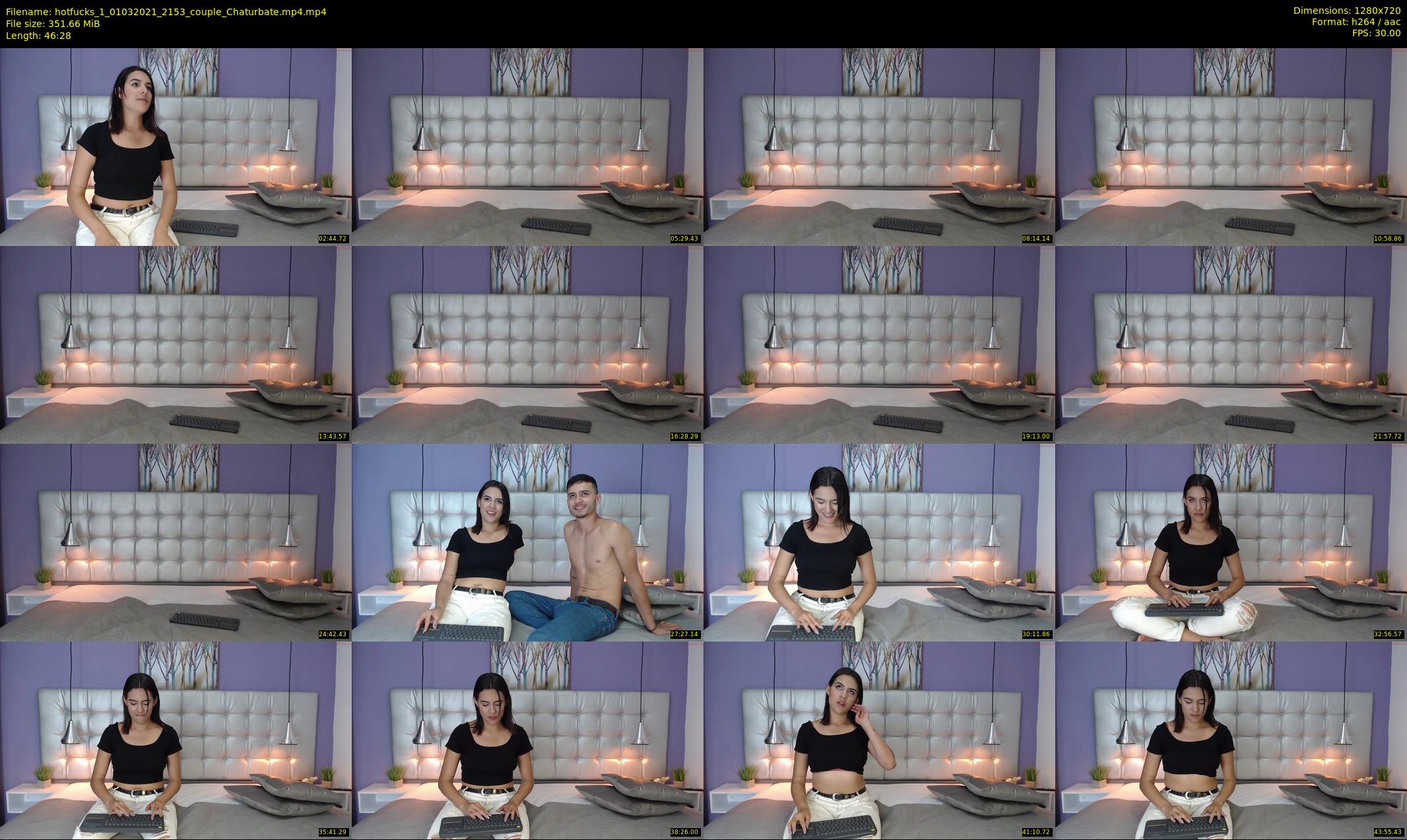 hotfucks_1 — 47 minute Chaturbate Couple stripcam recording, 720p, Mar 1, 2021