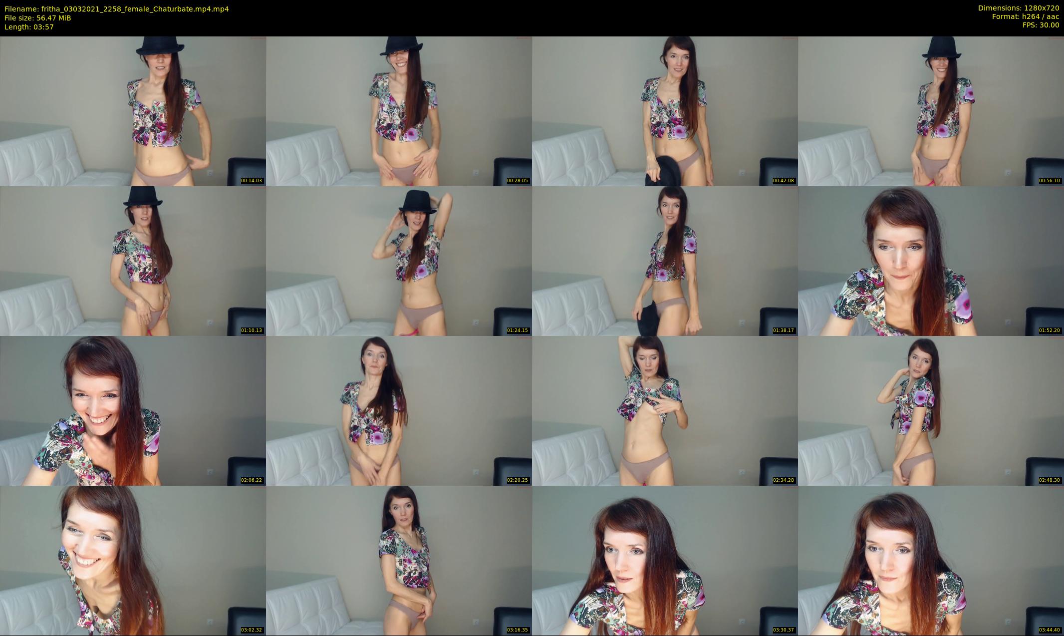 fritha — 4 minute Chaturbate Female stripcam recording, 720p, Mar 3, 2021