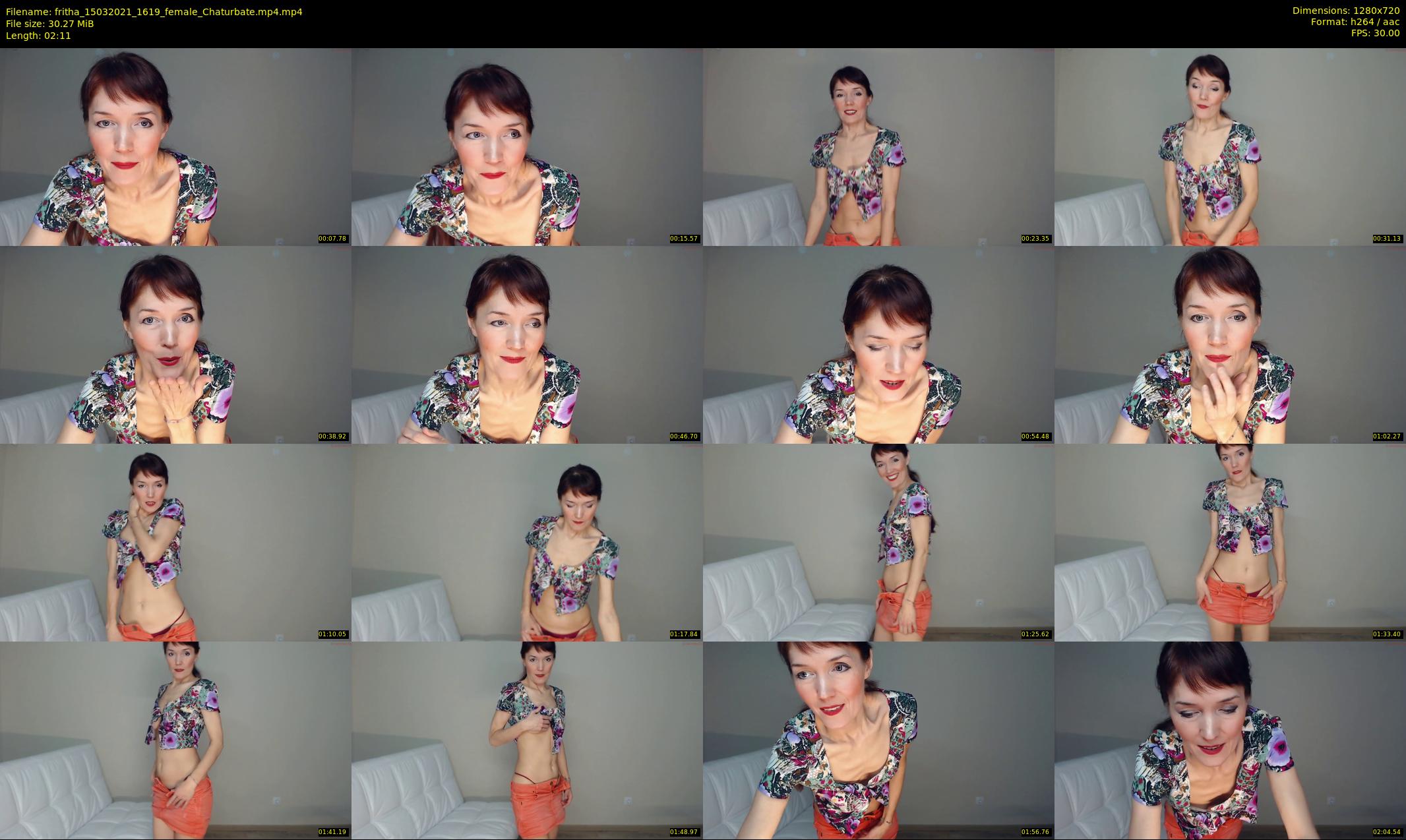 fritha — 3 minute Chaturbate Female stripcam recording, 720p, Mar 15, 2021