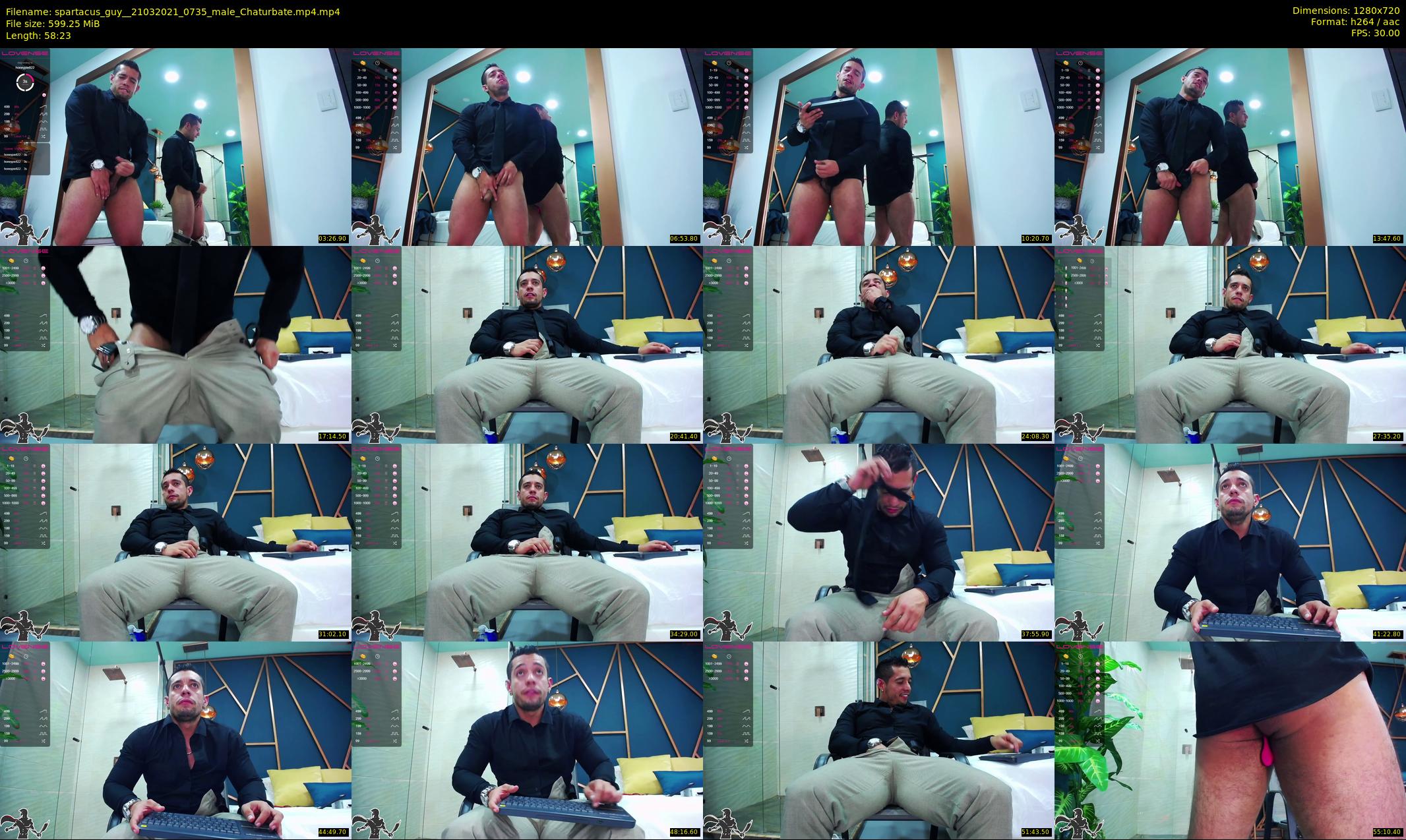 spartacus_guy_ — 59 minute Chaturbate Male stripcam recording, 720p, Mar 21, 2021