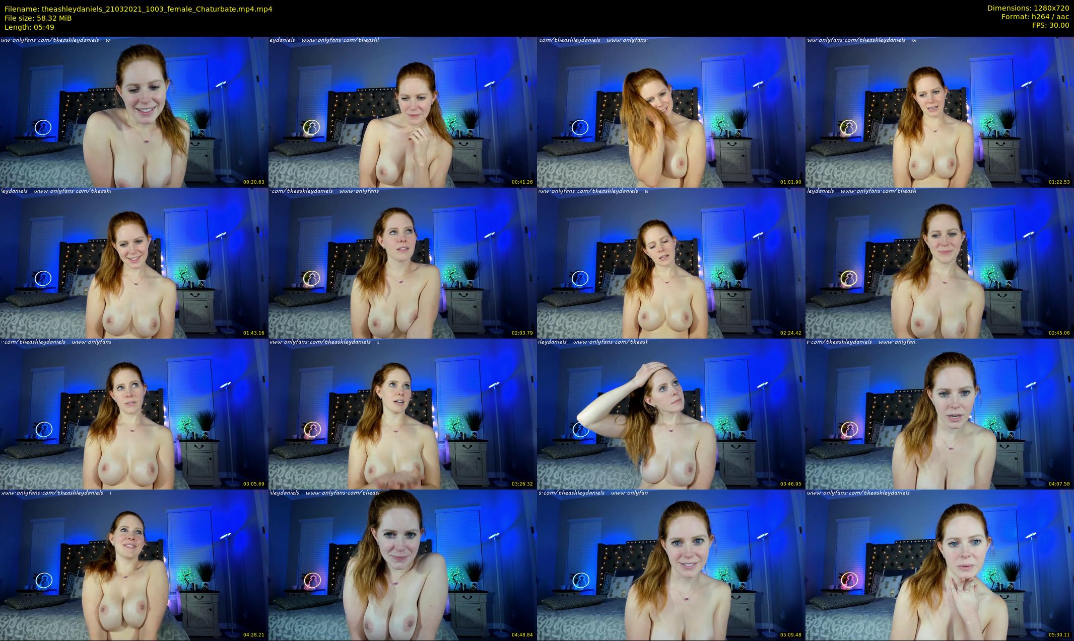 theashleydaniels — 6 minute Chaturbate Female stripcam recording, 720p, Mar 21, 2021