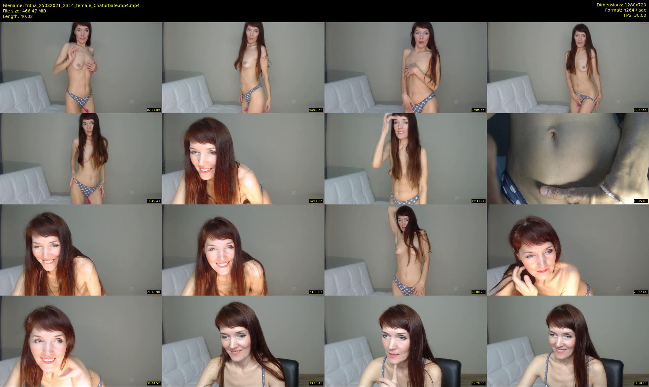 fritha — 41 minute Chaturbate Female stripcam recording, 720p, Mar 25, 2021