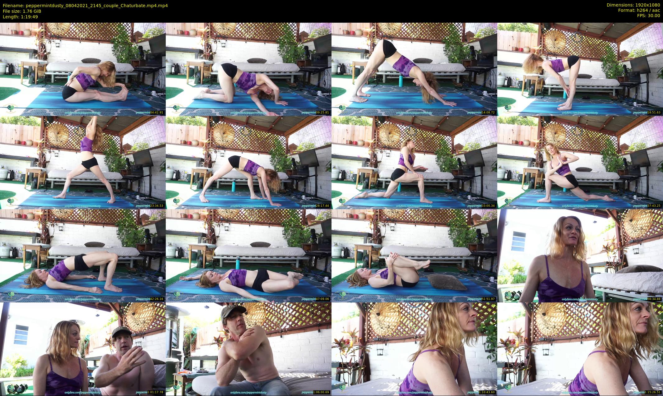 peppermintdusty — 80 minute Chaturbate Couple stripcam recording, 1080p, Apr 8, 2021