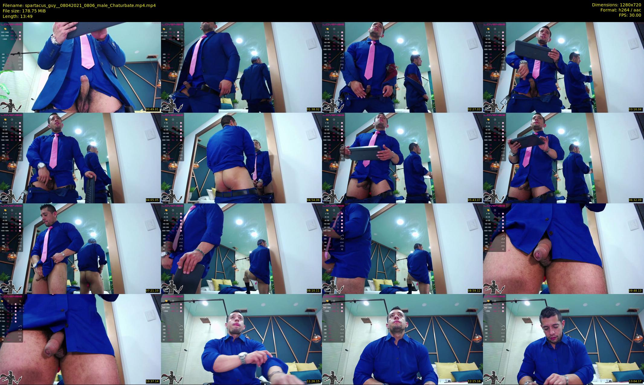 spartacus_guy_ — 14 minute Chaturbate Male stripcam recording, 720p, Apr 8, 2021